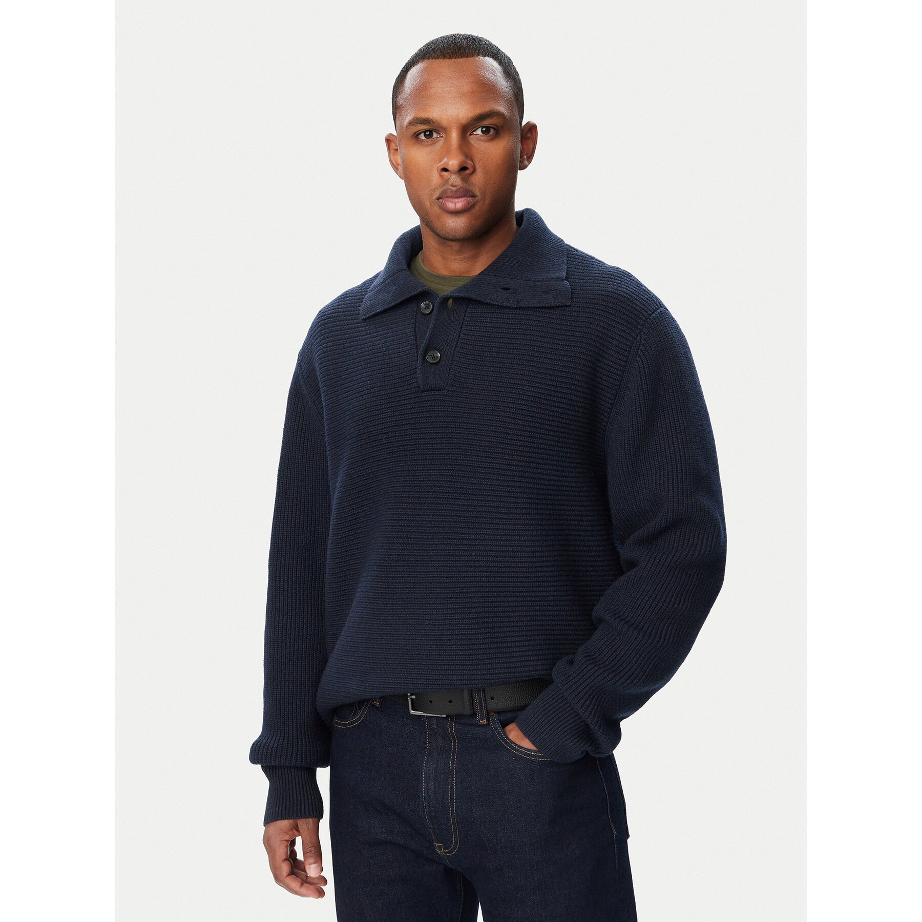 Calvin Klein Pullover LV04LH311G Dunkelblau Regular Fit