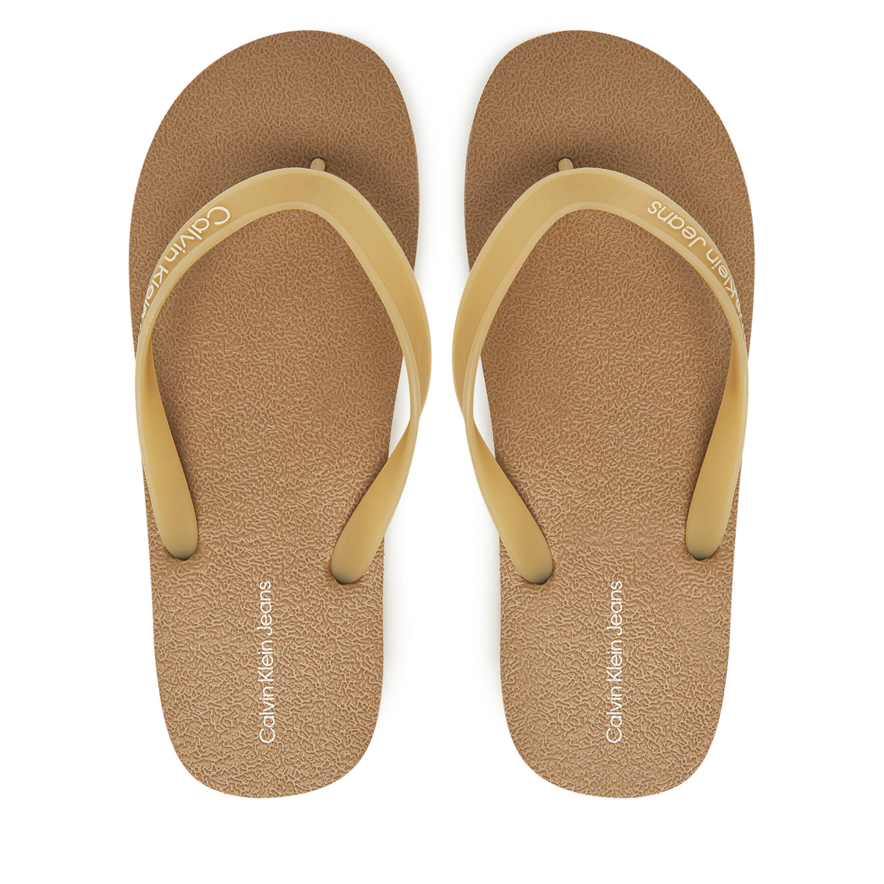 Infradito Calvin Klein Jeans Thong+ Tpu YM0YM01265 Beige