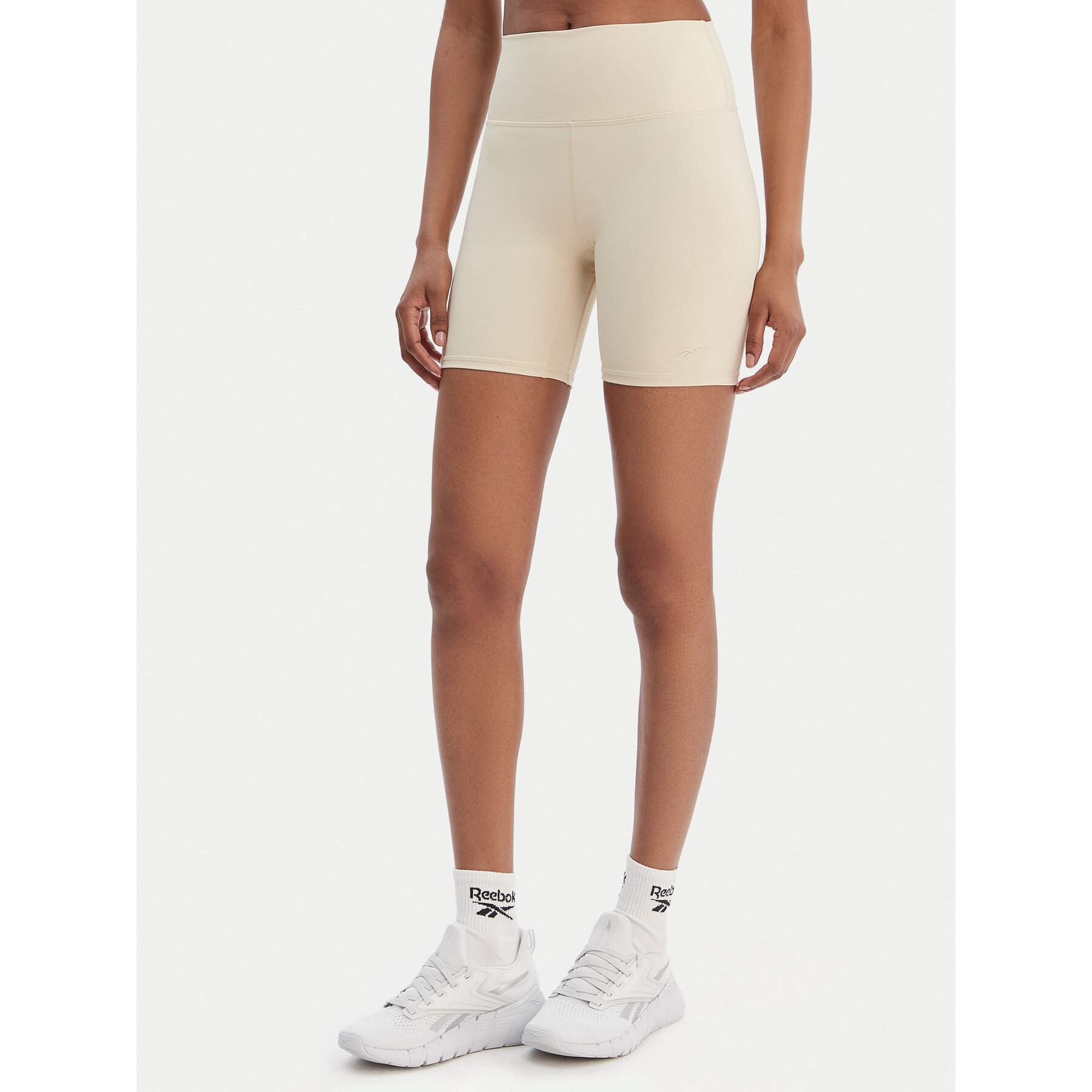 Reebok Sportshorts Reebok x Ewa Chodakowska RK25618CCW Beige Slim Fit