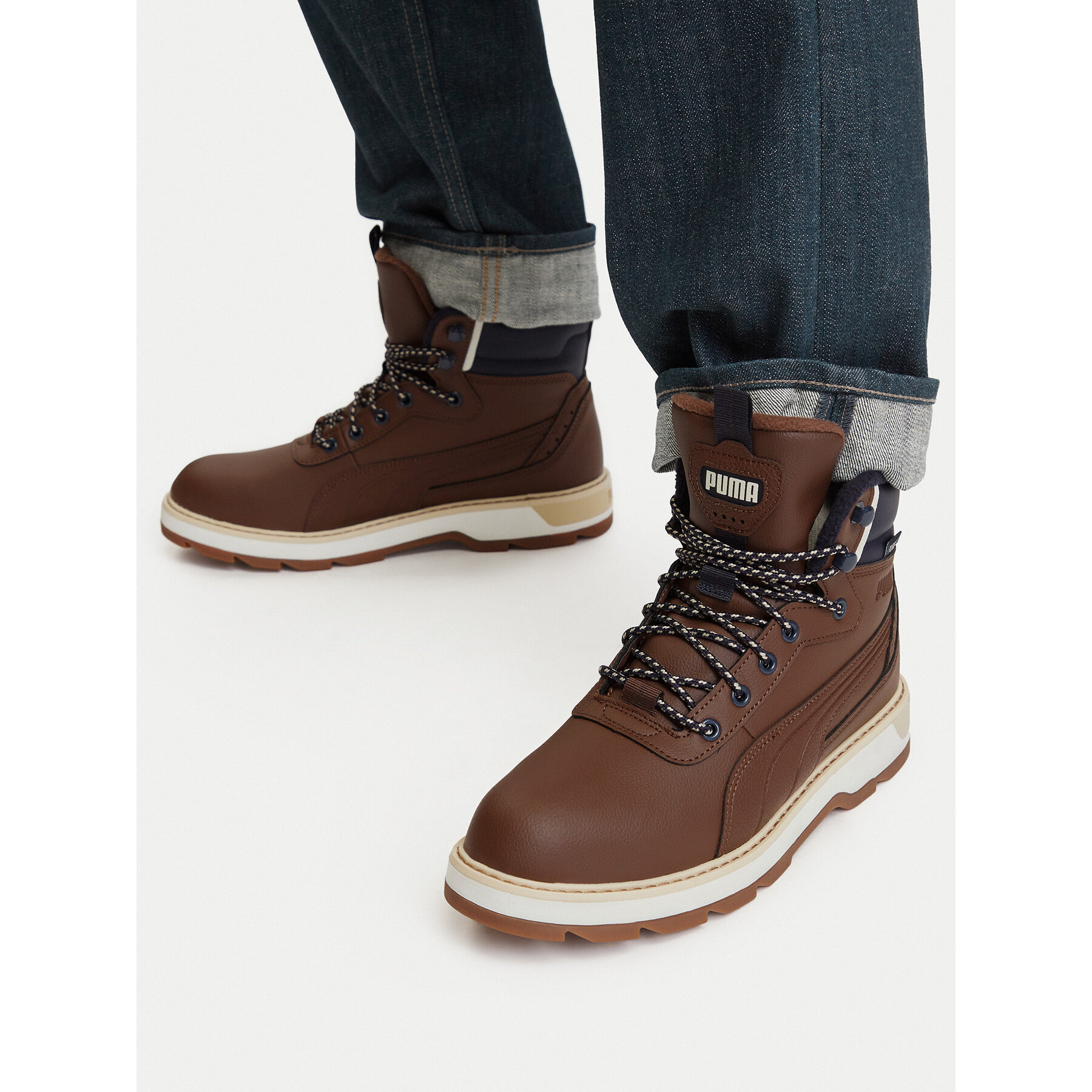Turistická obuv Puma Desierto v3 Puretex 393928 Tmavě hnědá