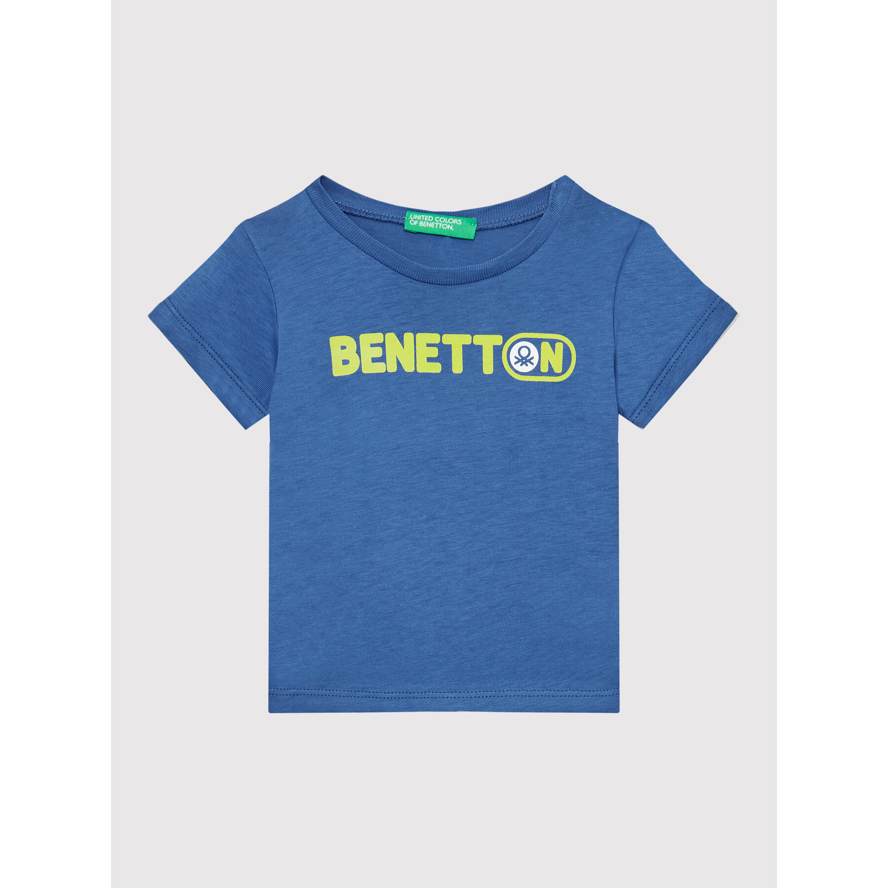 United Colors Of Benetton T-Shirt 3I1XG102N Blau Regular Fit, Größe 62