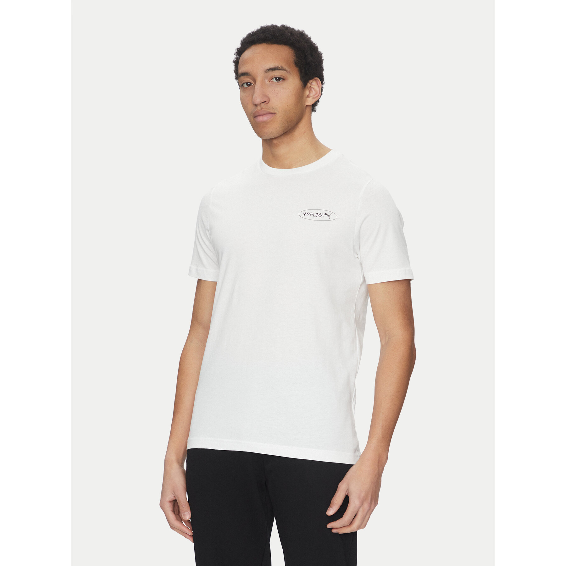 Puma Majica Graphics 3 Circles 684834 Bela Regular Fit