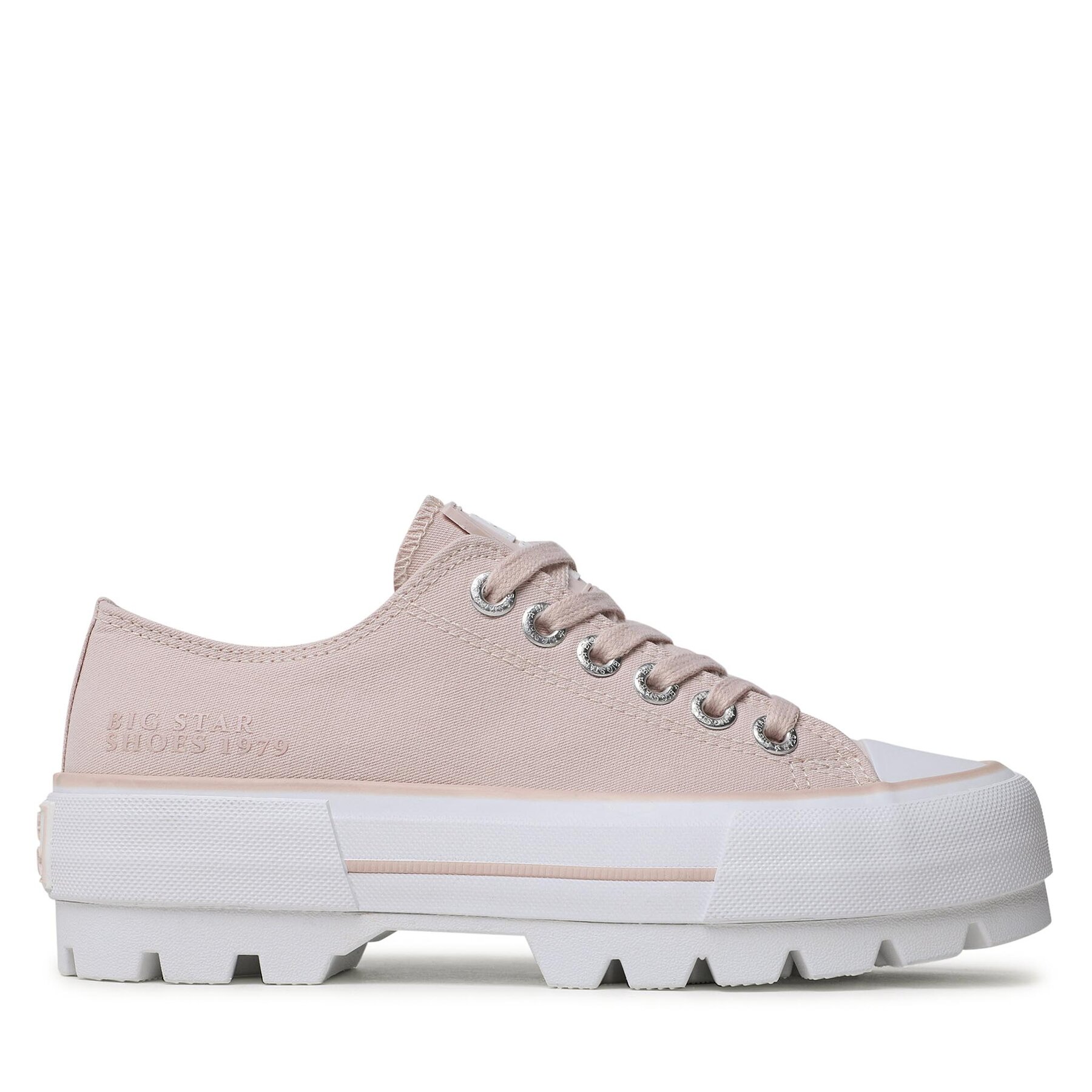 Damskie Trampki Big Star Shoes, Rozmiar 39 Różowy LL274151