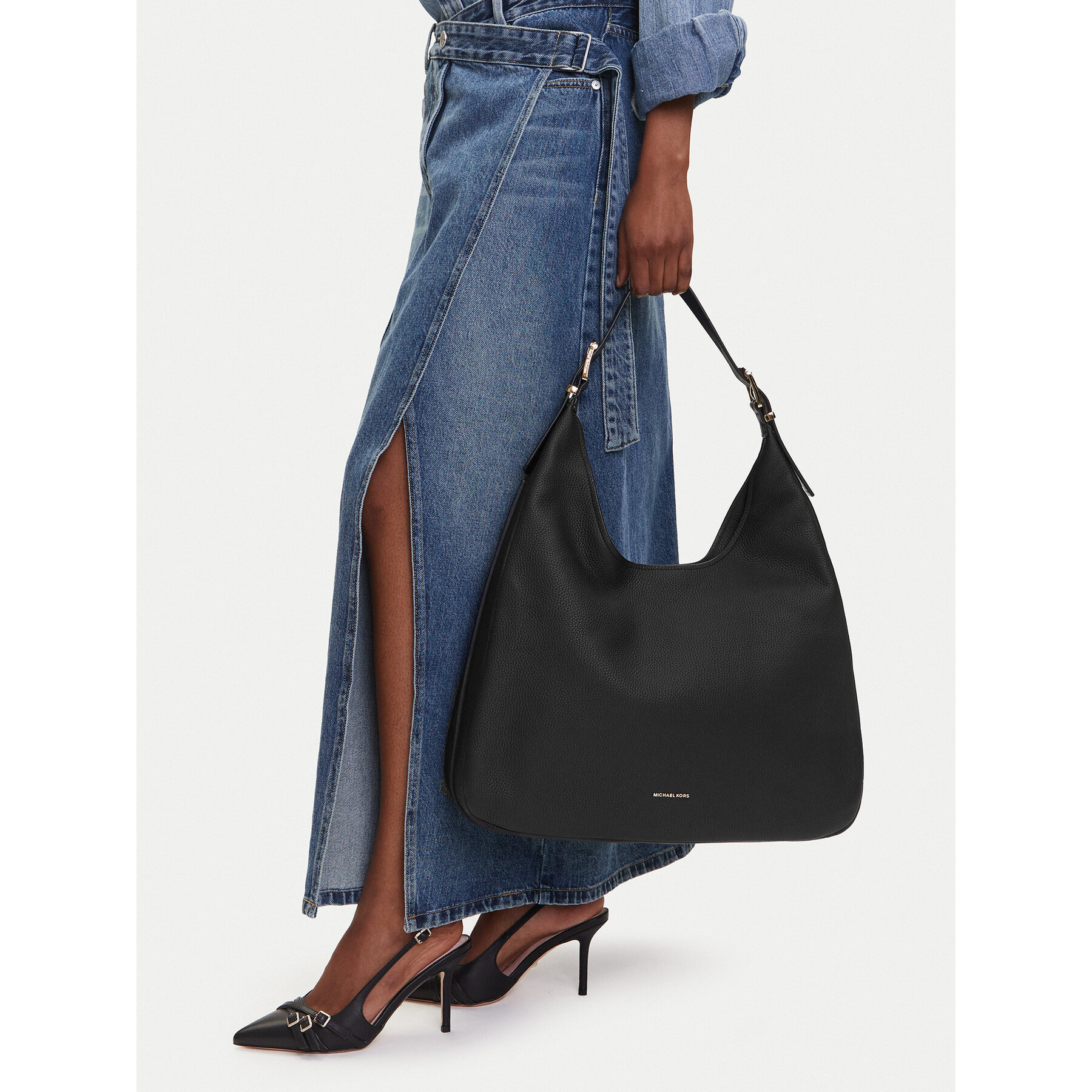 Дамска чанта MICHAEL Michael Kors 30F4GY5H3L Черен