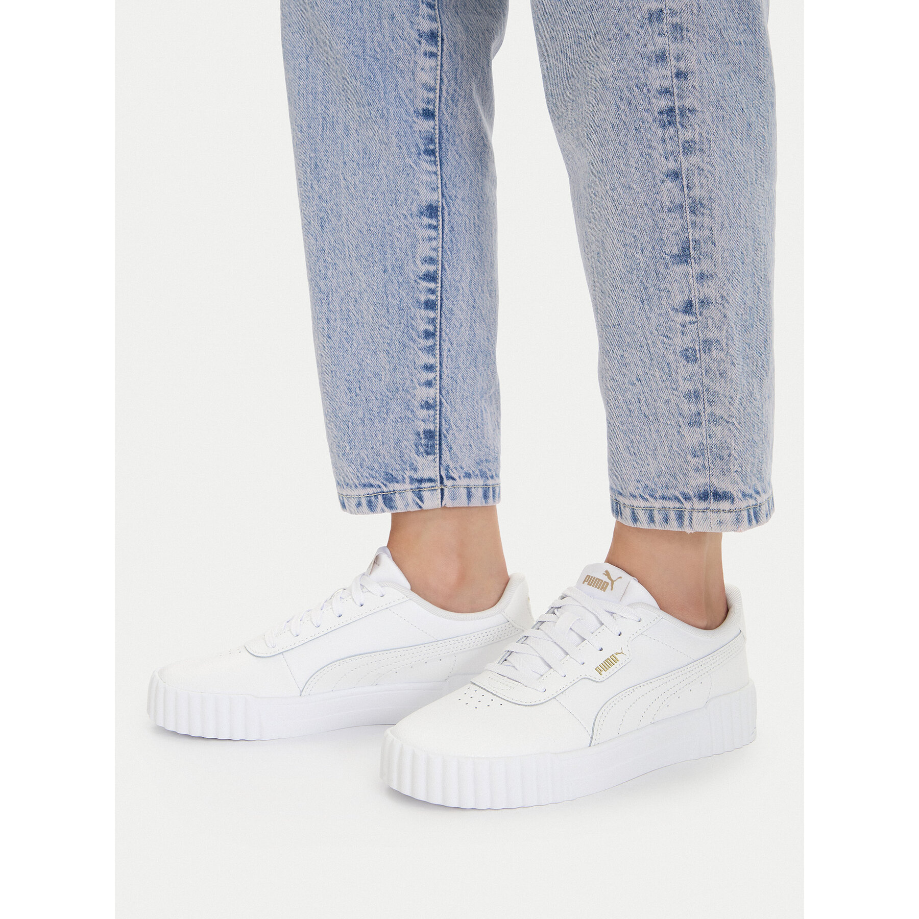 Сникърси Puma Carina 3.0 Jr 401476 01 Бял