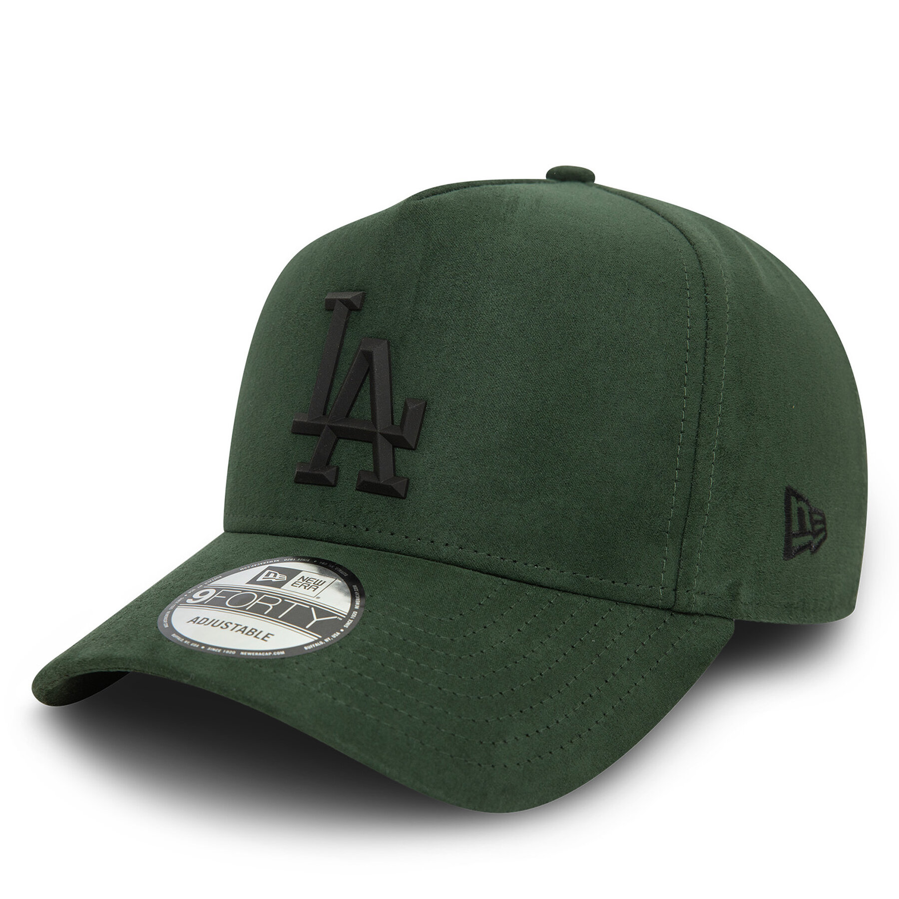 Keps New Era LA Dodgers Faux Suede 9FORTY 60580813 Grön