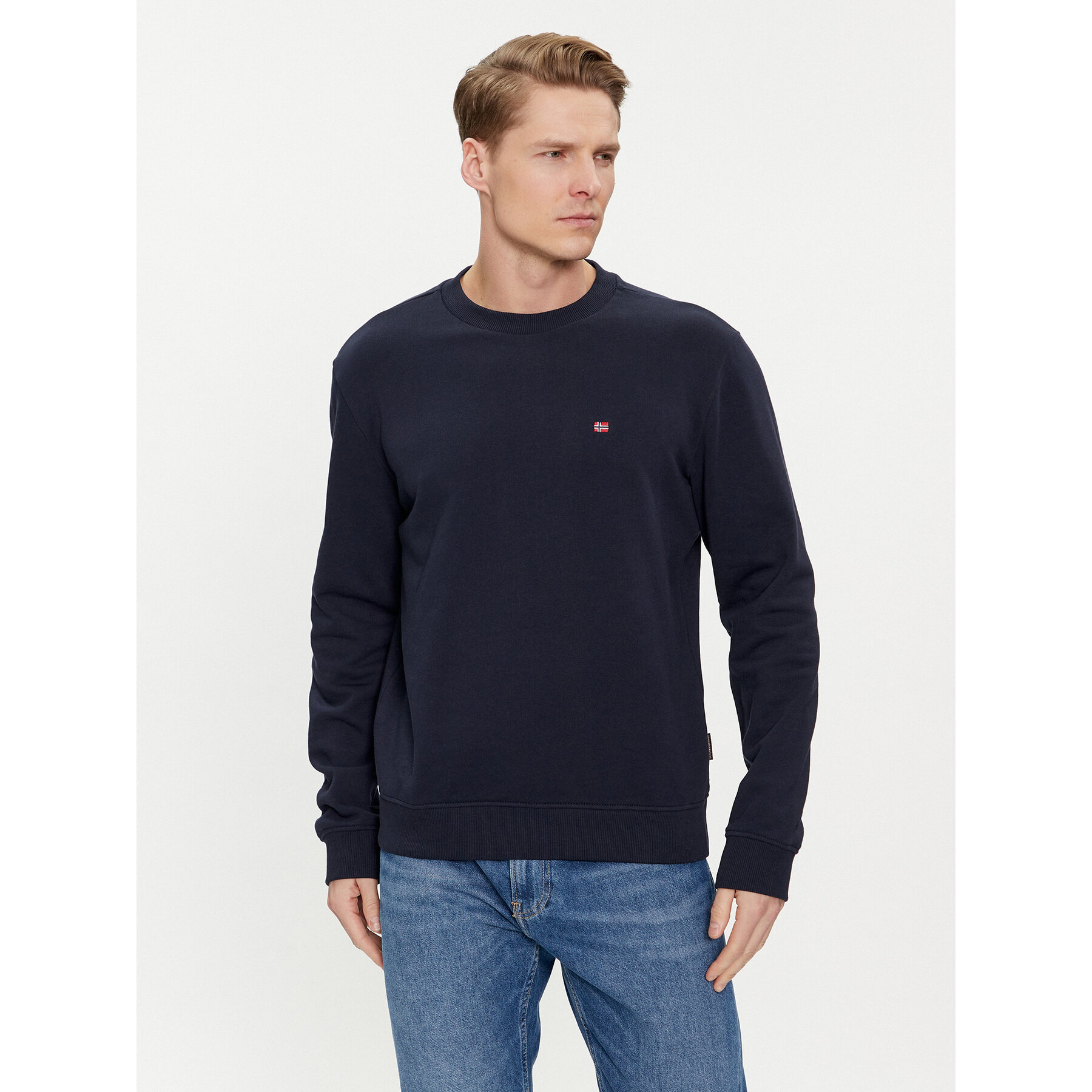 Napapijri Sweatshirt Balis NP0A4H89 Dunkelblau Regular Fit
