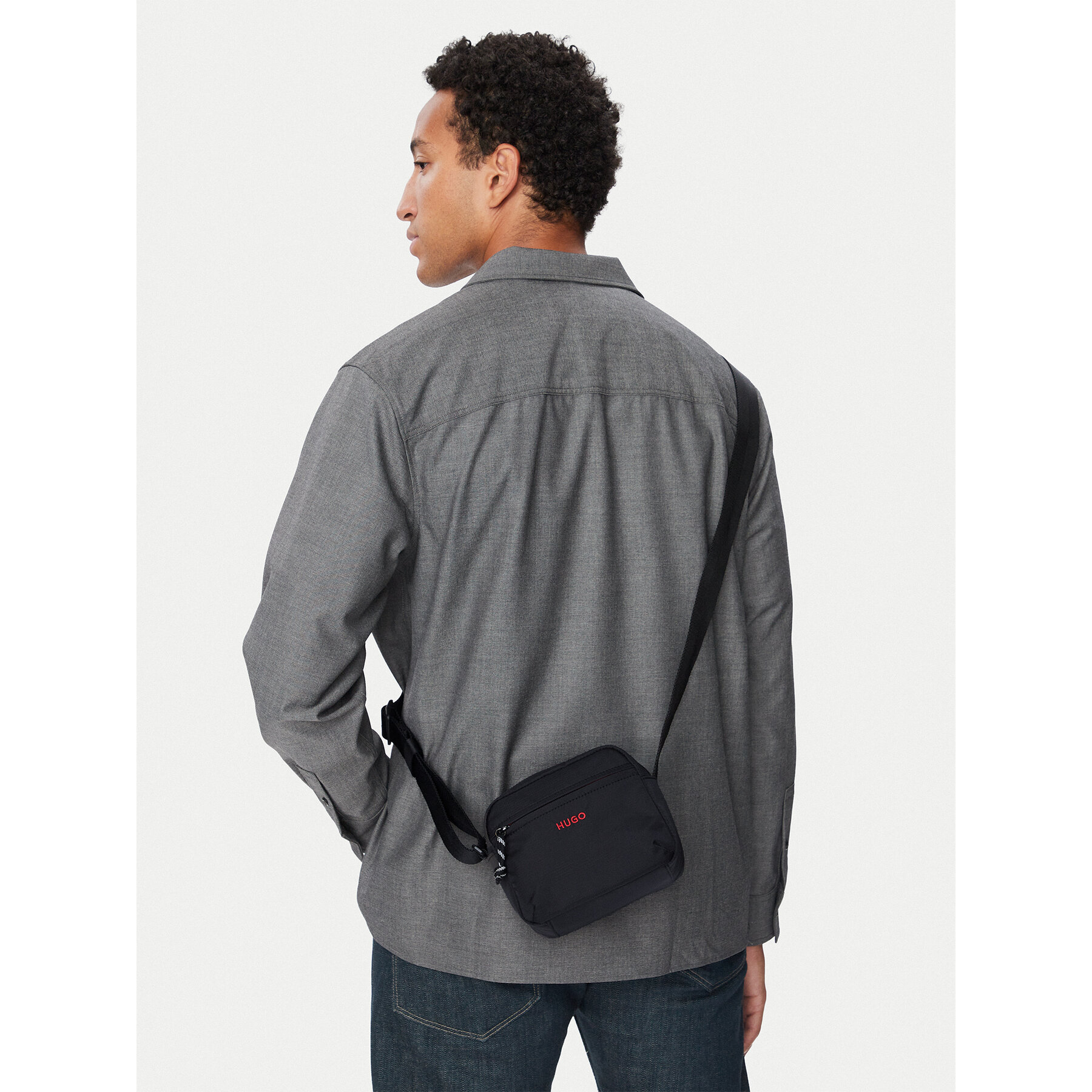 Geantă crossover HUGO Mixwell 50573505 Negru