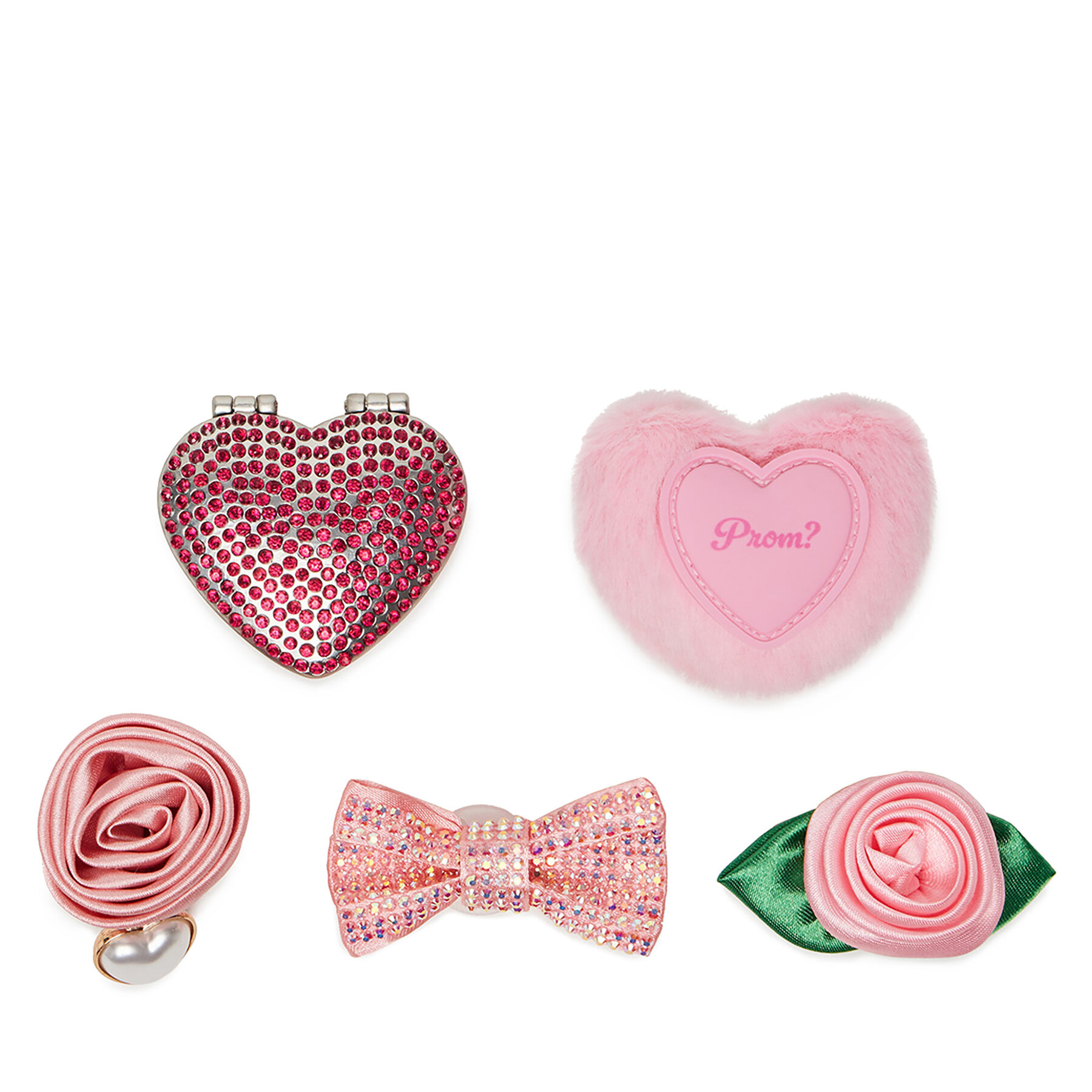 Accesorii pentru pantofi Crocs PROM 5 PACK 10015054 Roz