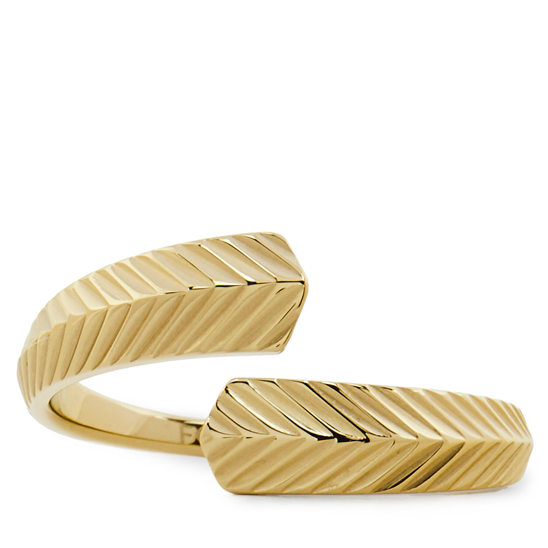 Ring Fossil JF04536710 Golden