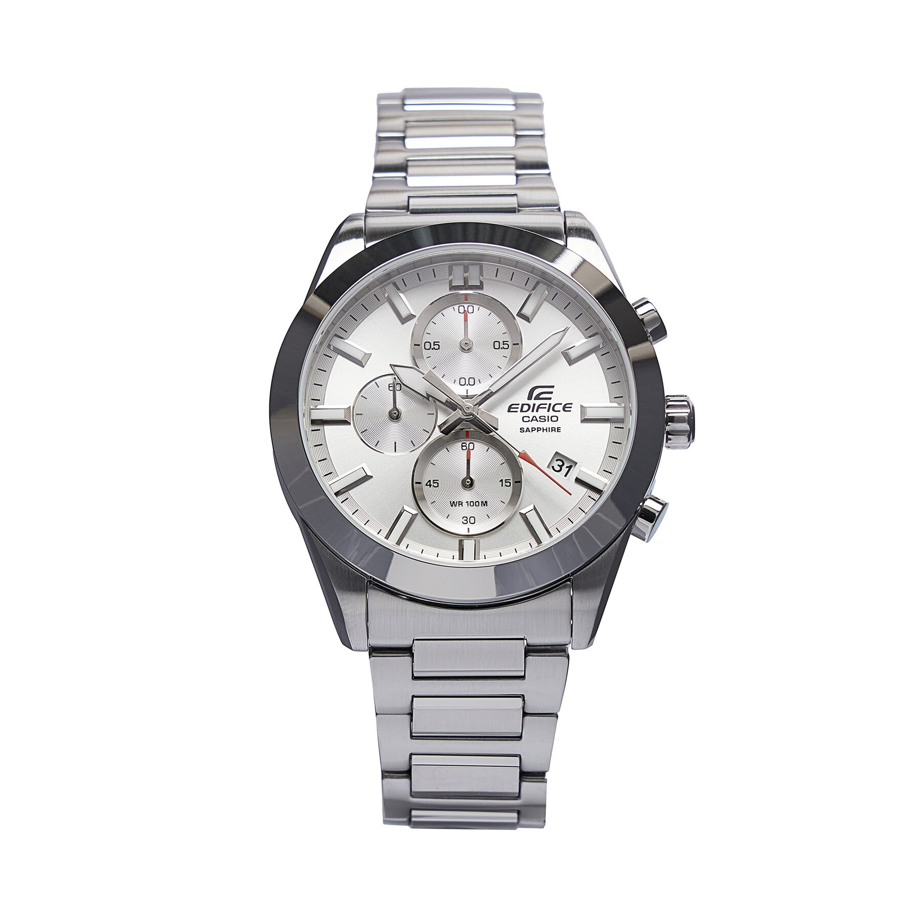 Hodinky Casio Edifice Sapphire Chronograph EFB-710D-7AVUEF Stříbrná