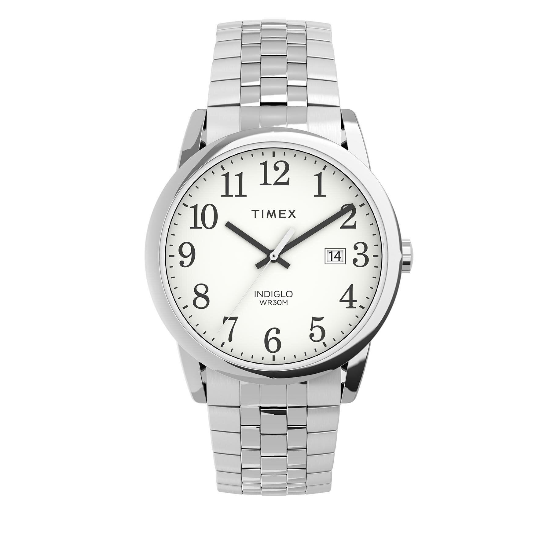 Hodinky Timex Easy Reader TW2V40000 Strieborná