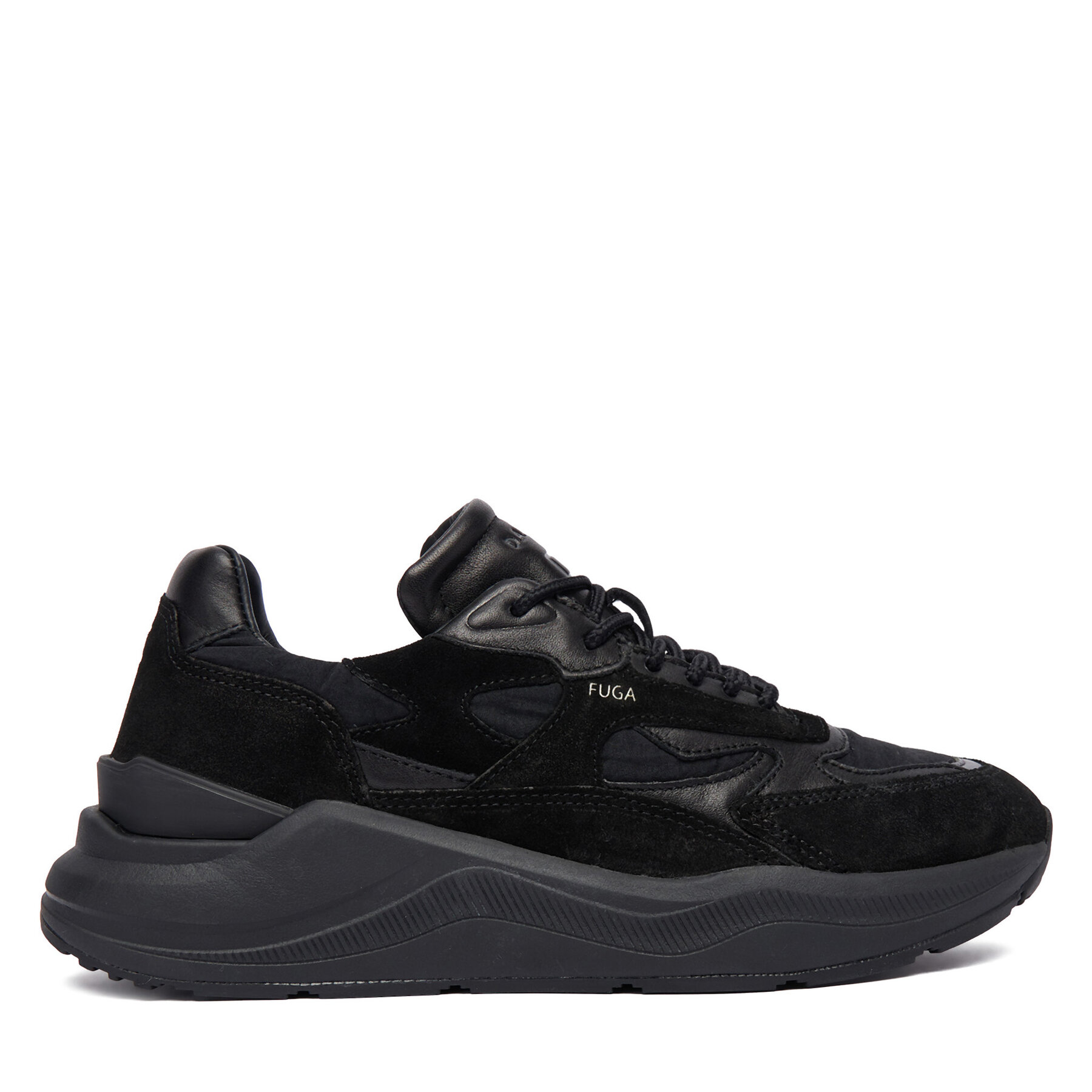 Sneakersy D.A.T.E. Fuga Shiny W431-FG-SH Čierna