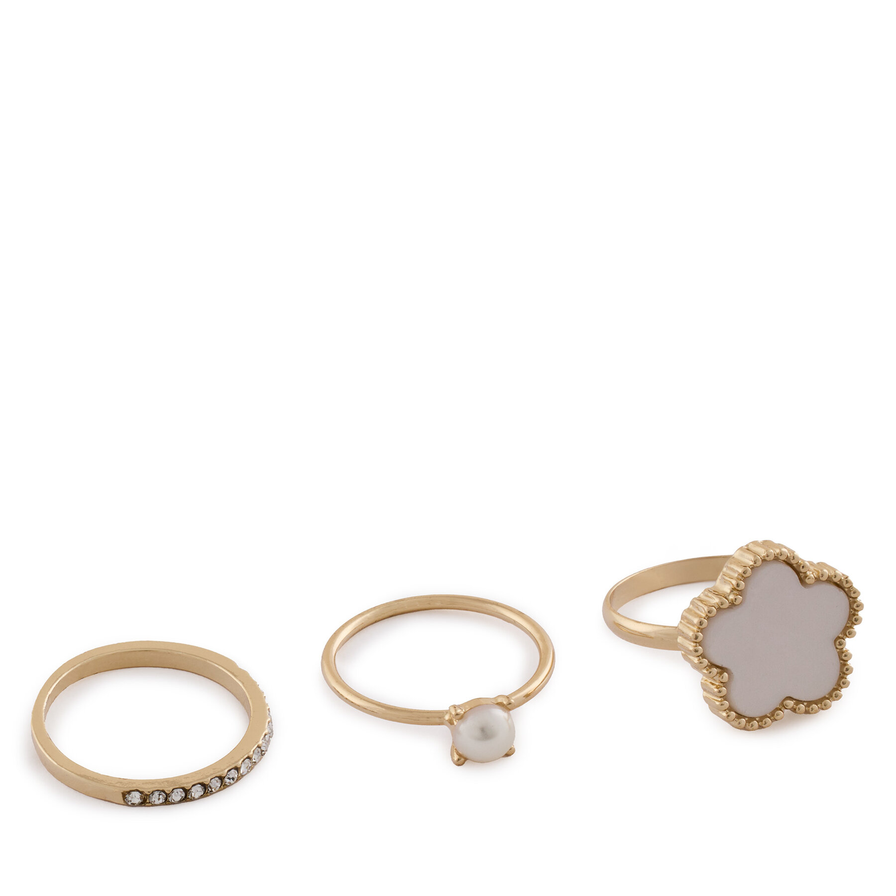 Aldo Σετ δαχτυλίδια Aldo Legoweth 13995111 Χρυσό