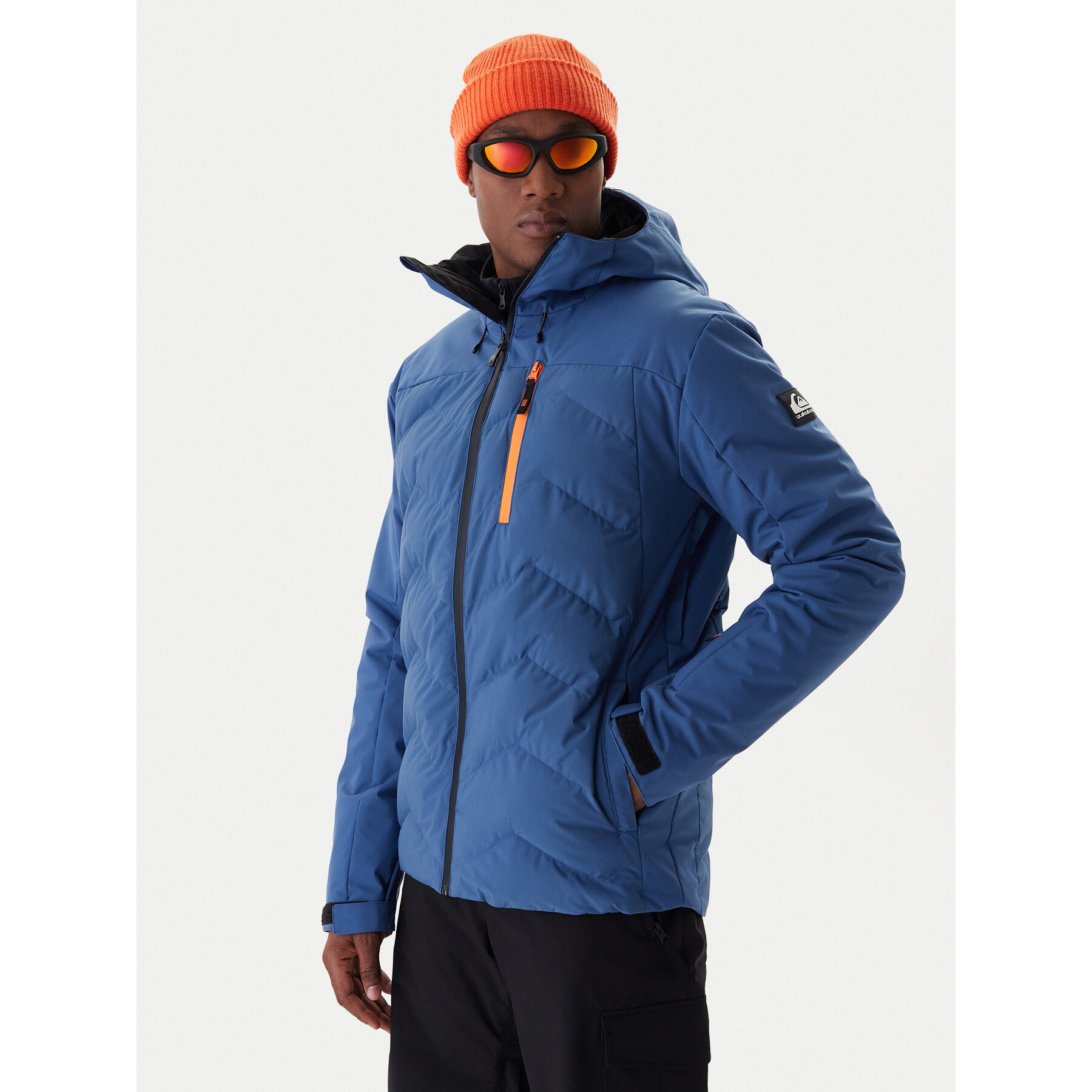 Quiksilver Skijacke The Edge EQYTJ03504 Blau Slim Fit