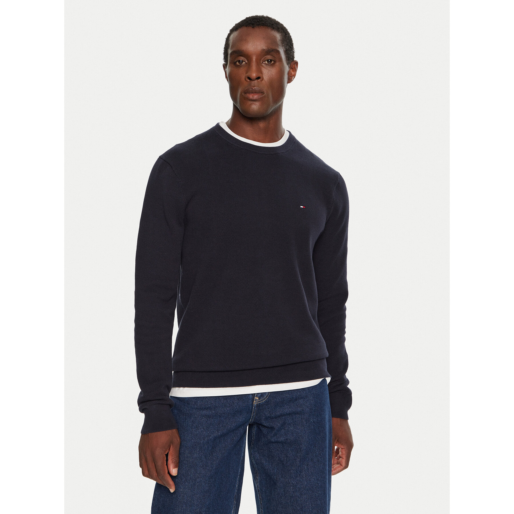 Tommy Hilfiger Pullover MW0MW36347 Dunkelblau Regular Fit