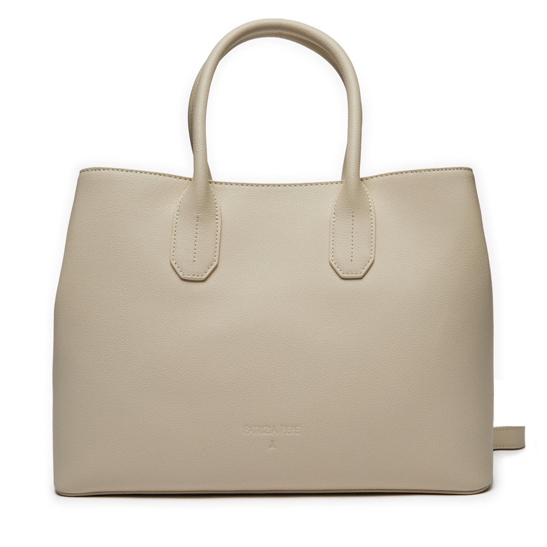 Sac à main Patrizia Pepe 8B0095/L001-W338 Écru
