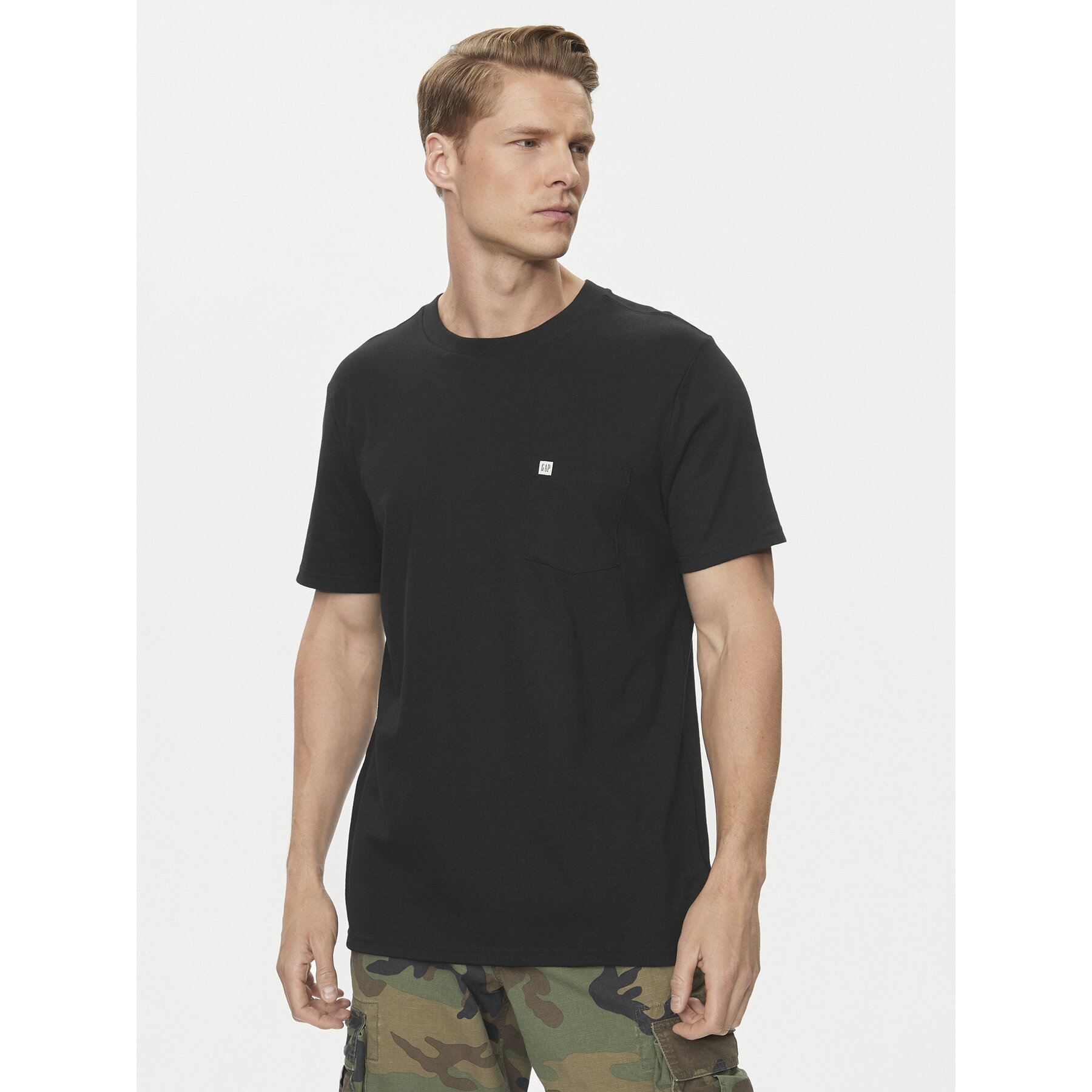 Gap Póló 857901-05 Fekete Regular Fit
