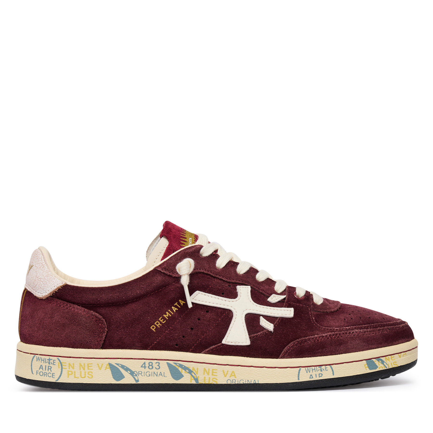 Sneakers Premiata BSKT CLAY VAR 7707 Vișiniu