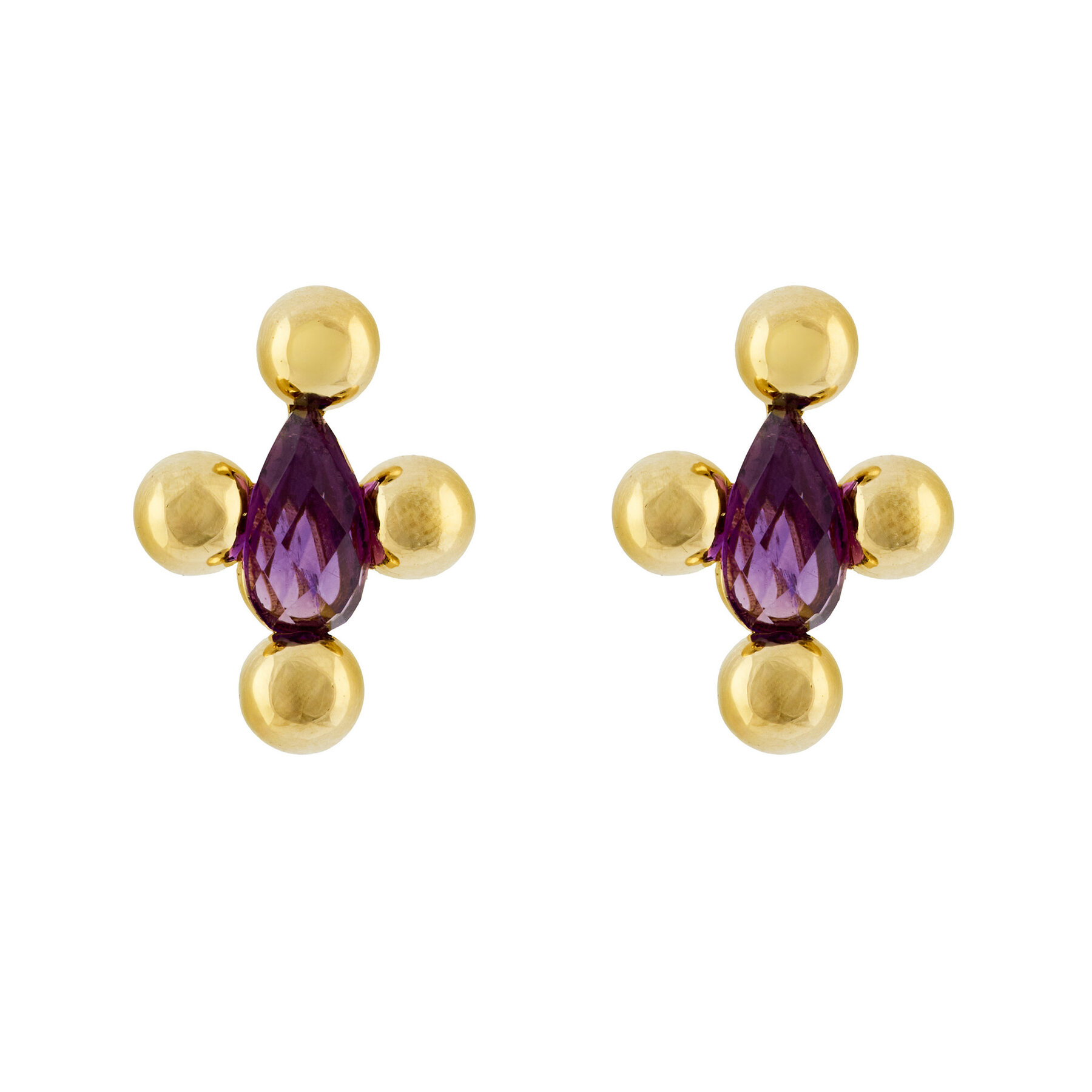 Náušnice TOUS Sugar Party 1004229300 Zlatá