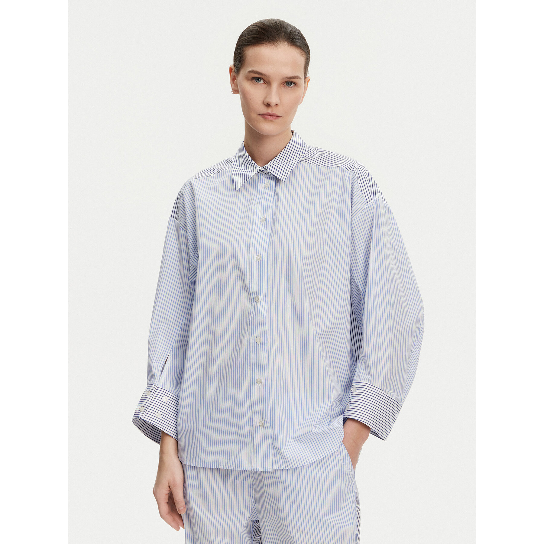 Munthe Hemd Filberto 251102325126 Blau Oversize