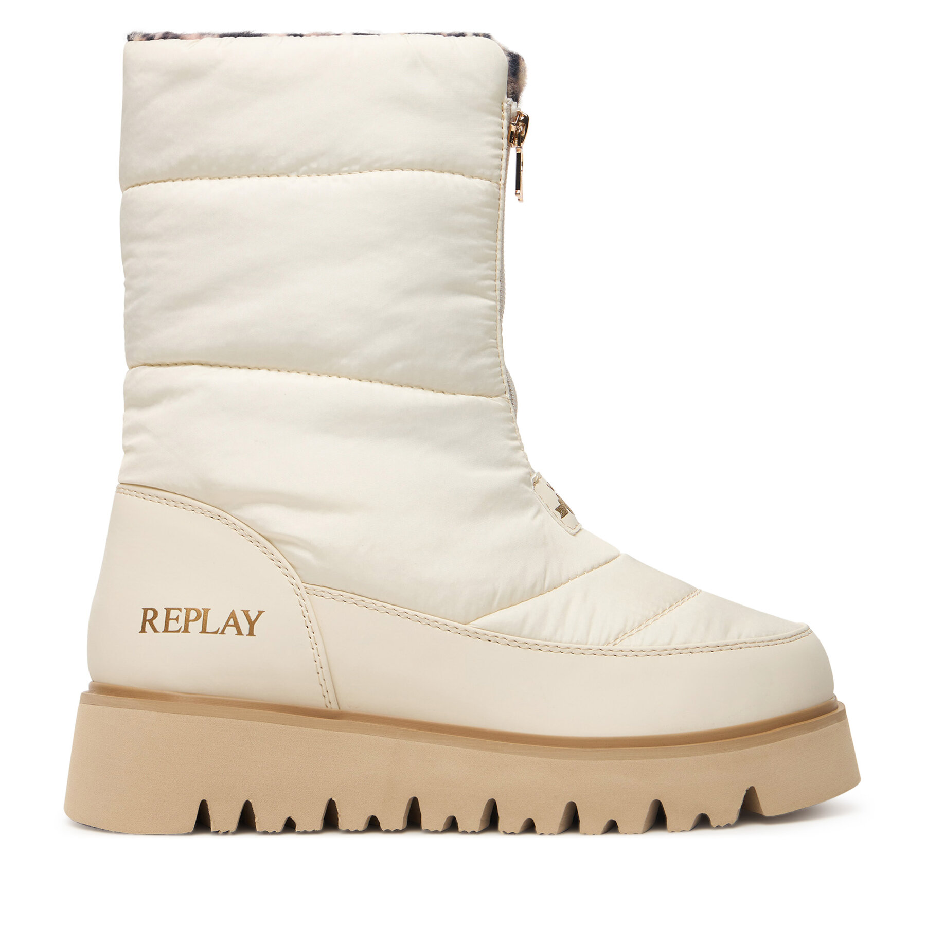 Cizme de zăpadă REPLAY GWF2H.000.C0202T Crem