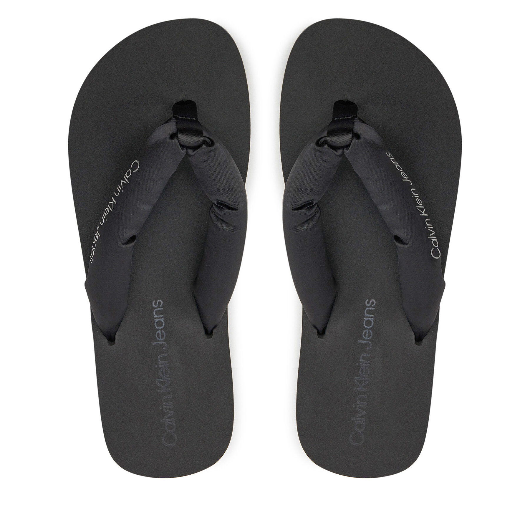Damskie Japonki Calvin Klein Jeans, Rozmiar 36 Czarny Beach Sandal Flatform Padded Ny YW0YW01400