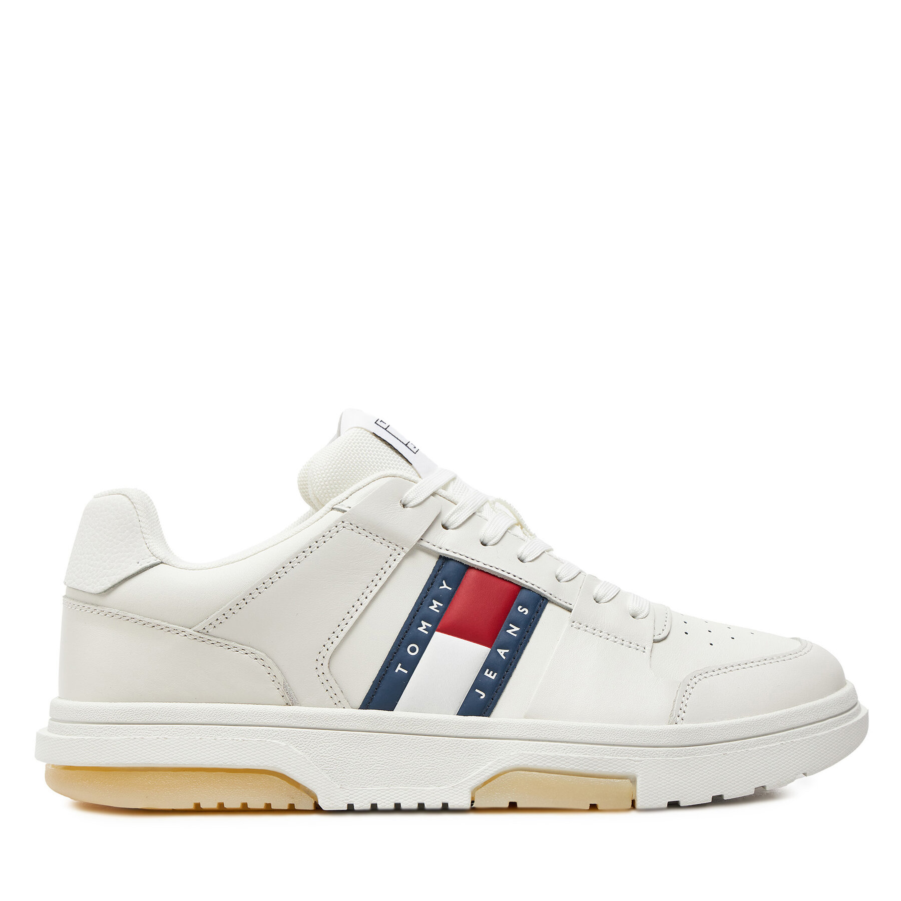 Sneakers Tommy Jeans The Brooklyn Leather EM0EM01429 Blanc