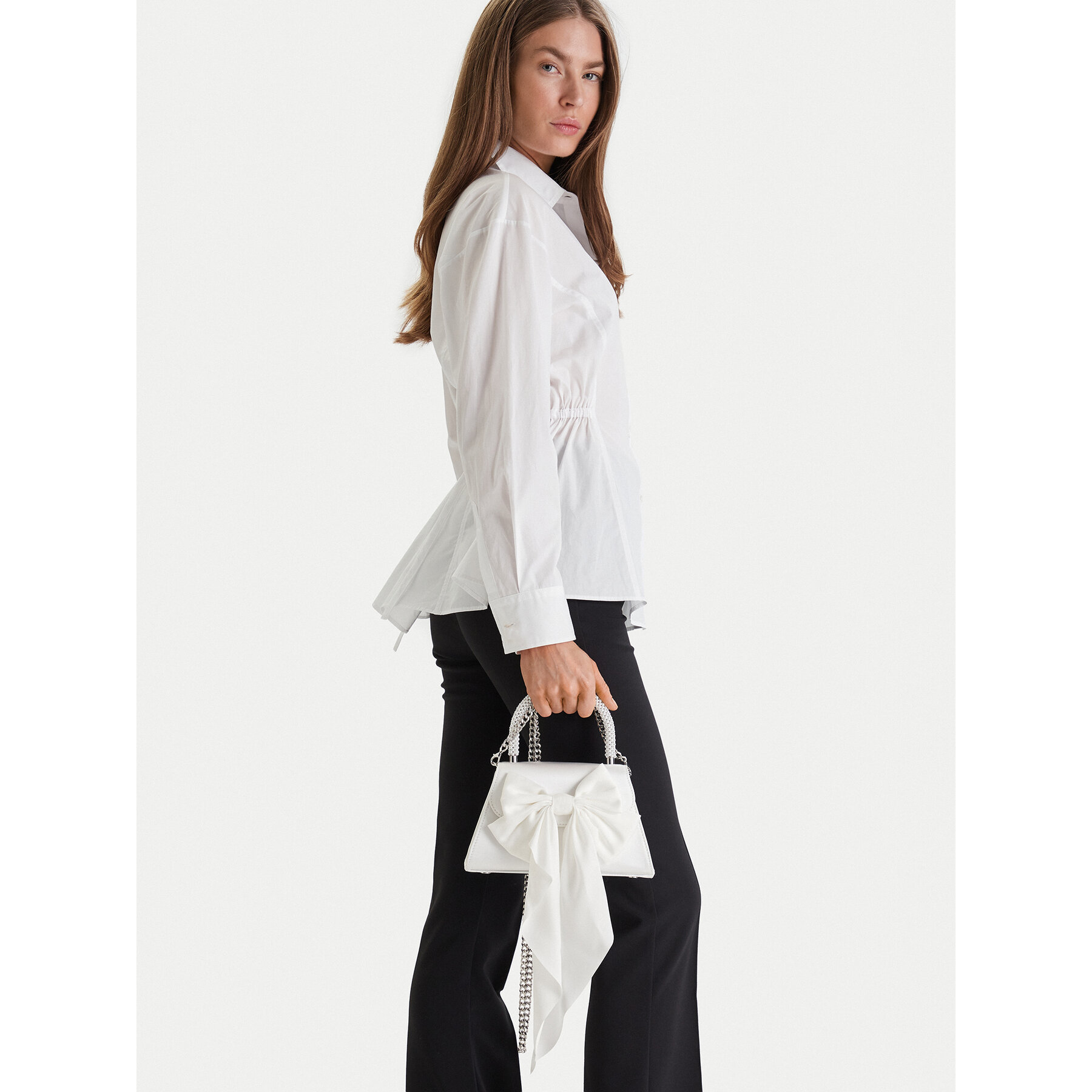 Geantă Steve Madden Bcosette 13002302 Alb