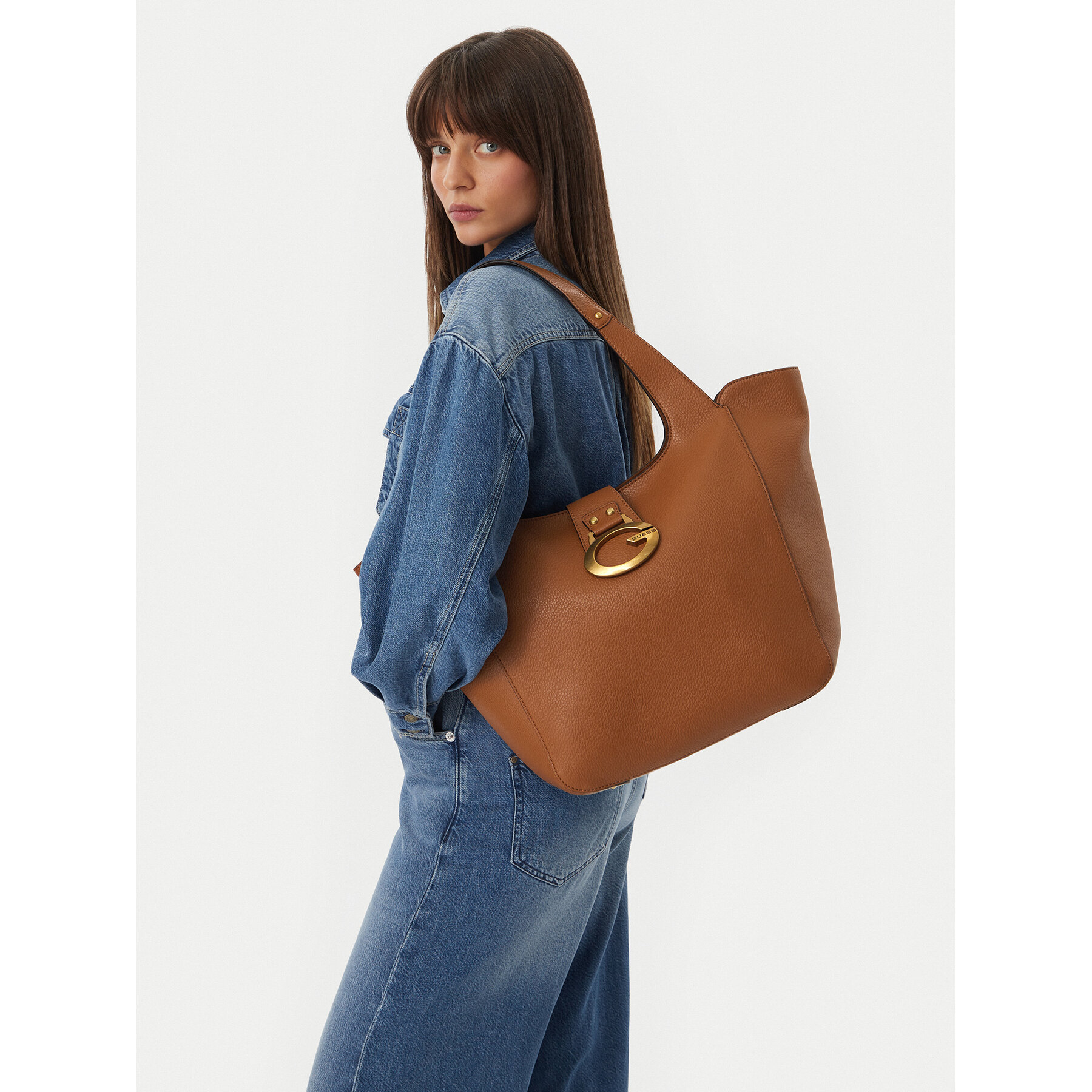Geantă Guess HWBB93 08240 Maro