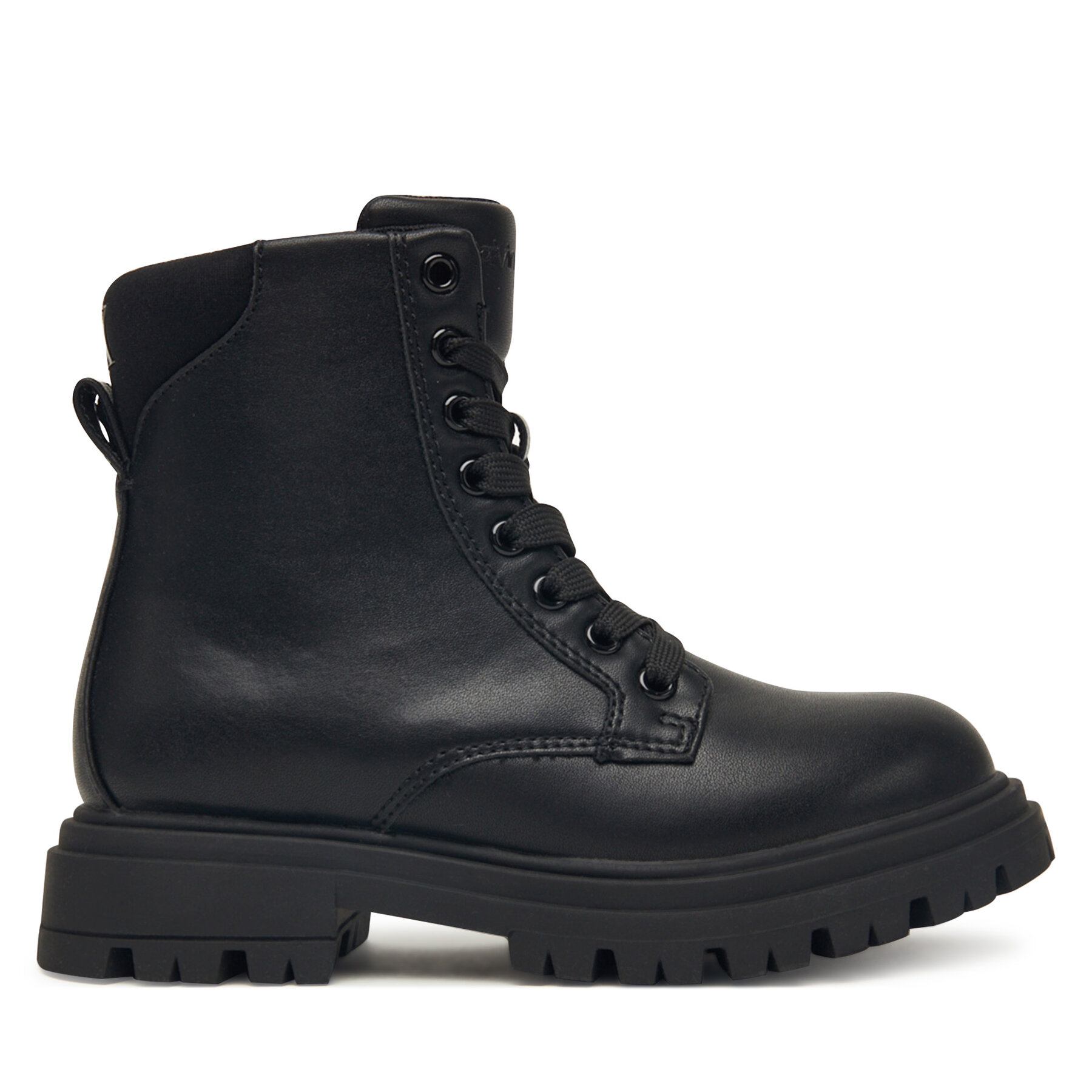 Trappers Calvin Klein Lace Up Bootie V3A5-83120-1464 S Negru