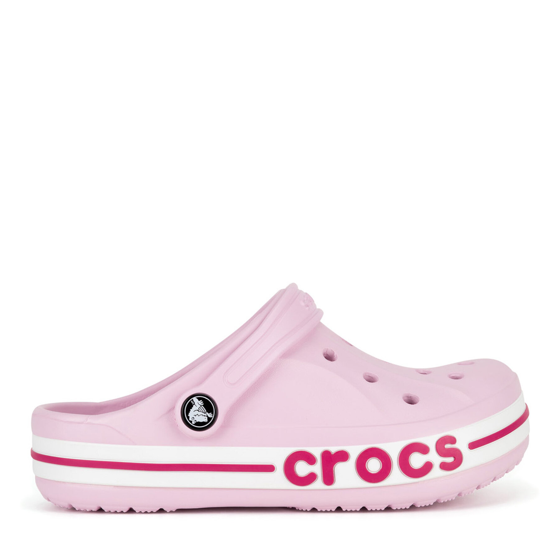 Dievča Šľapky Crocs, Rozmer: 30_31, Ružová, BAYABAND CLOG K 207019-6TG