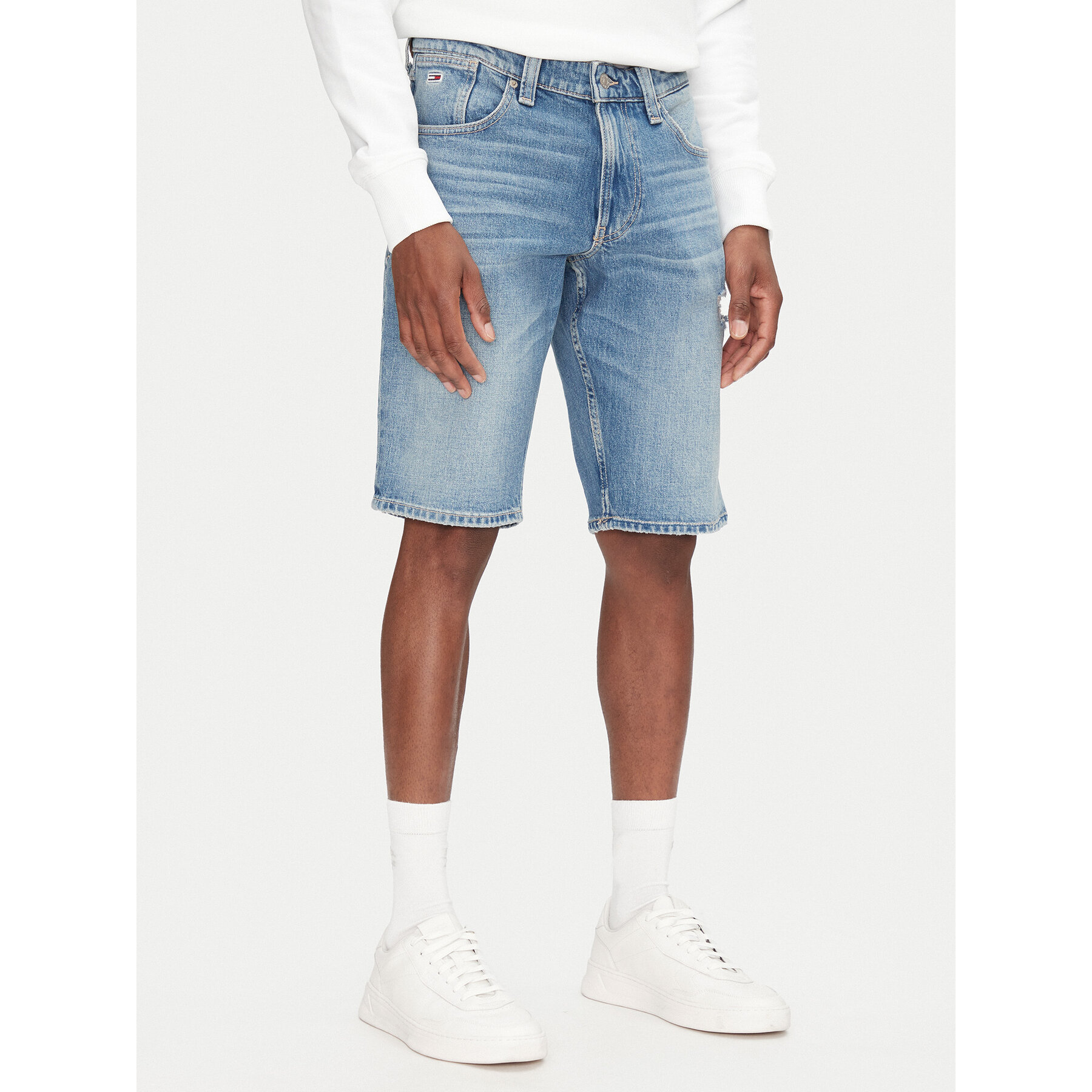 Tommy Jeans Jeansshorts Ronnie DM0DM21331 Blau Regular Fit