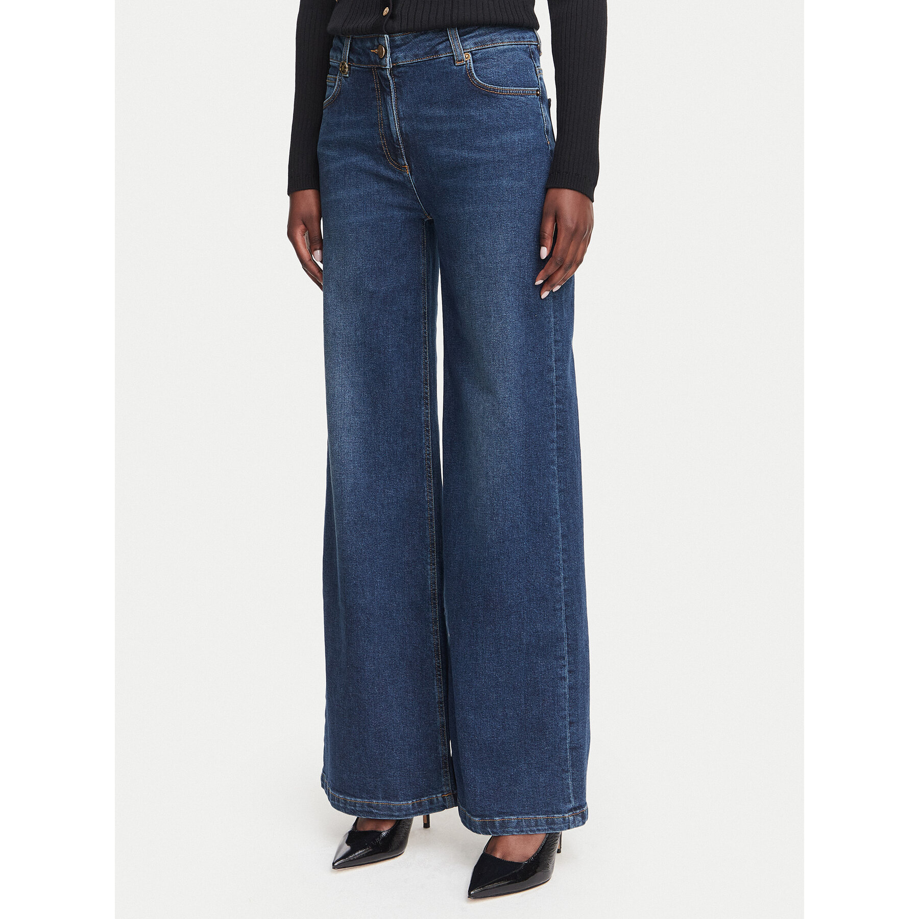 Luisa Spagnoli Jeans Olla 543550 Blau Wide Leg