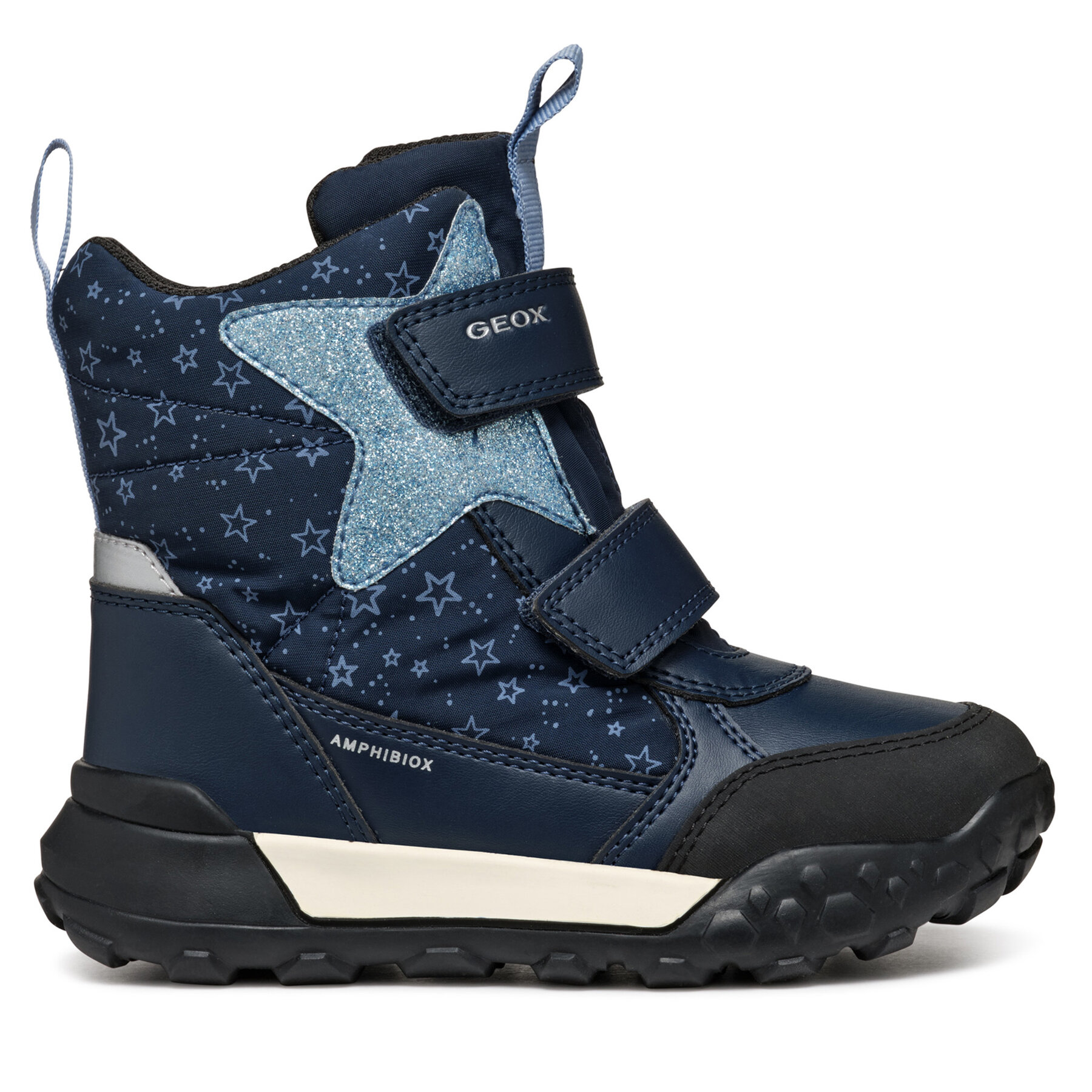 Snehule Geox J Trekkyup Girl B Ab J46M7C 0MNBC CF44Y D Tmavomodrá