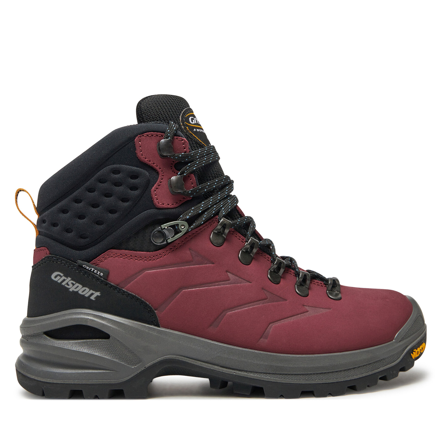 Damen Trekkingschuhe Grisport, Schuhgröße 40, Dunkelrot, 15203N68G