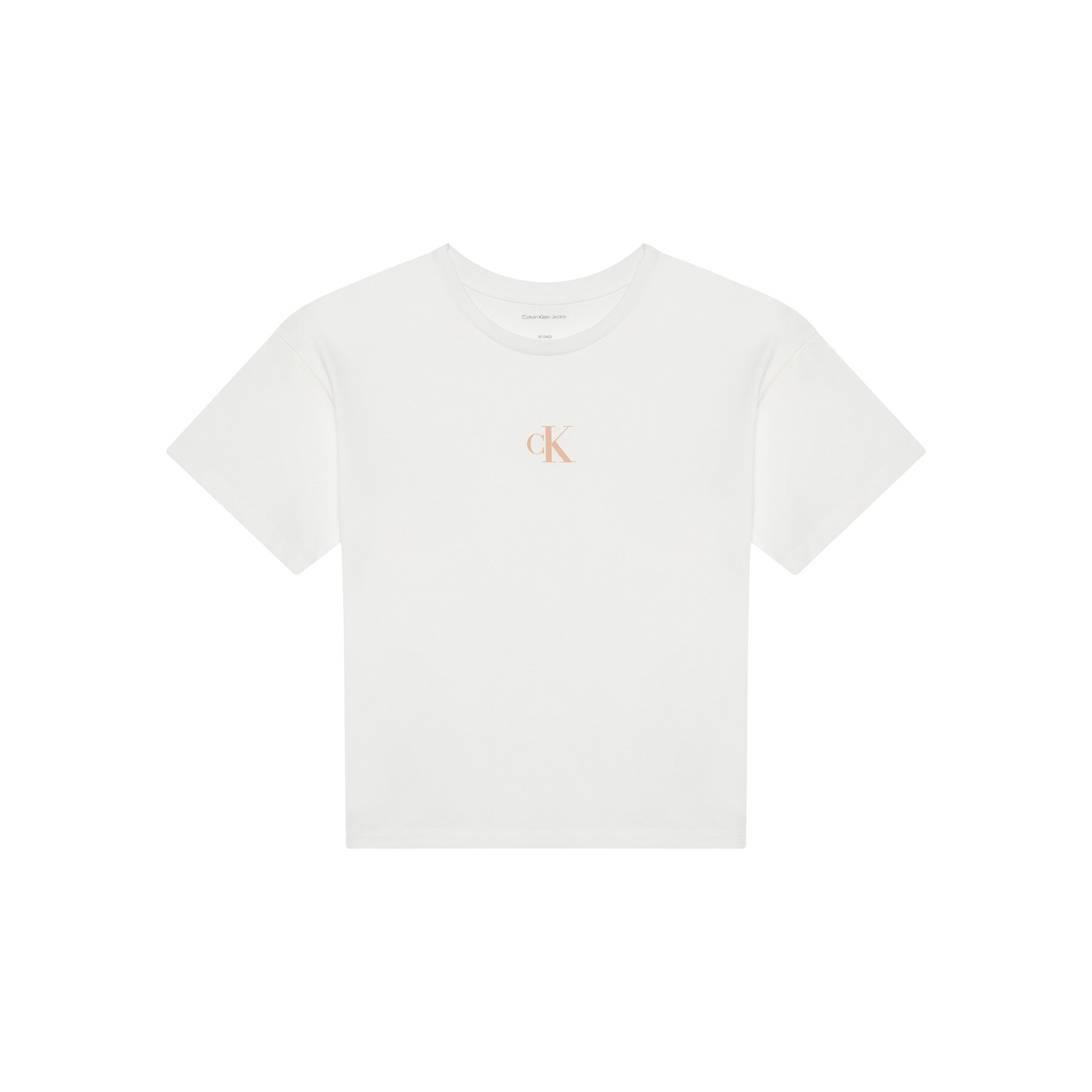 Calvin Klein Jeans T-shirt IG0IG02136 Bijela Boxy Fit