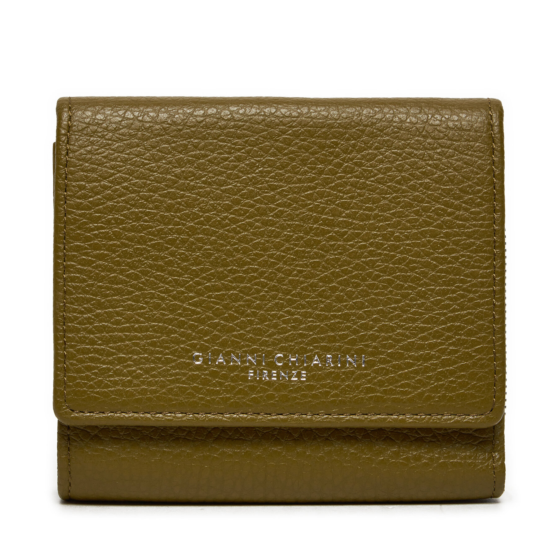 Liten damplånbok Gianni Chiarini Wallets Grain PF 5080 GRN Grön