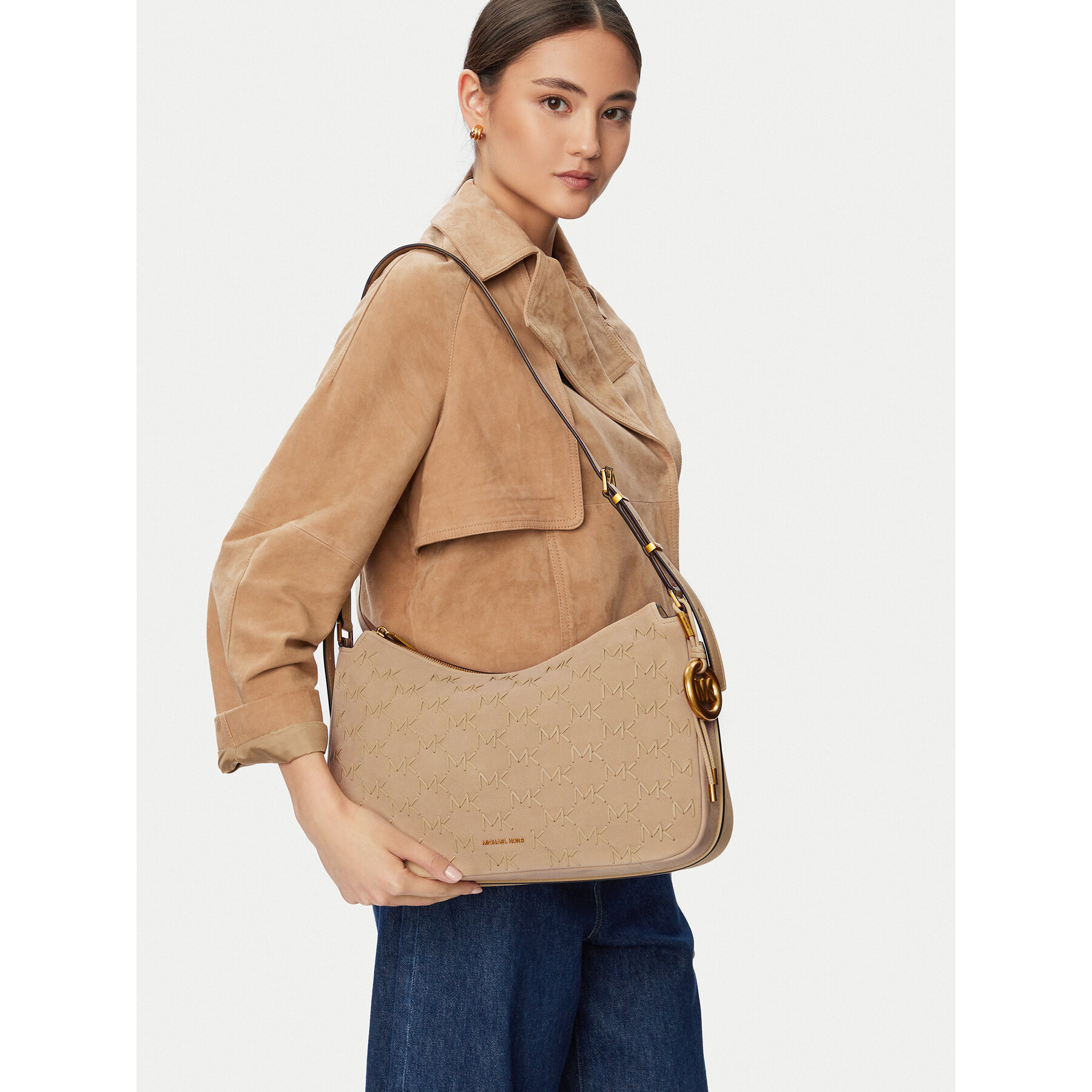 Geantă MICHAEL Michael Kors 30T6AY5L2U Bej