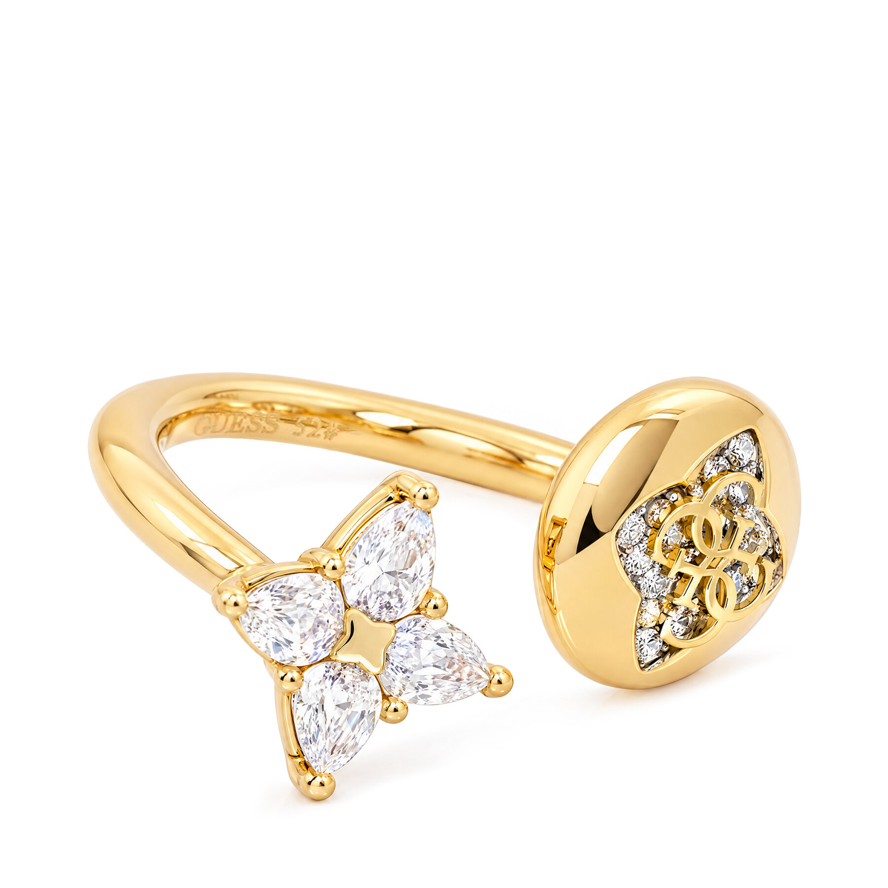 Prsten Guess JUBR06 473JW Zlatna