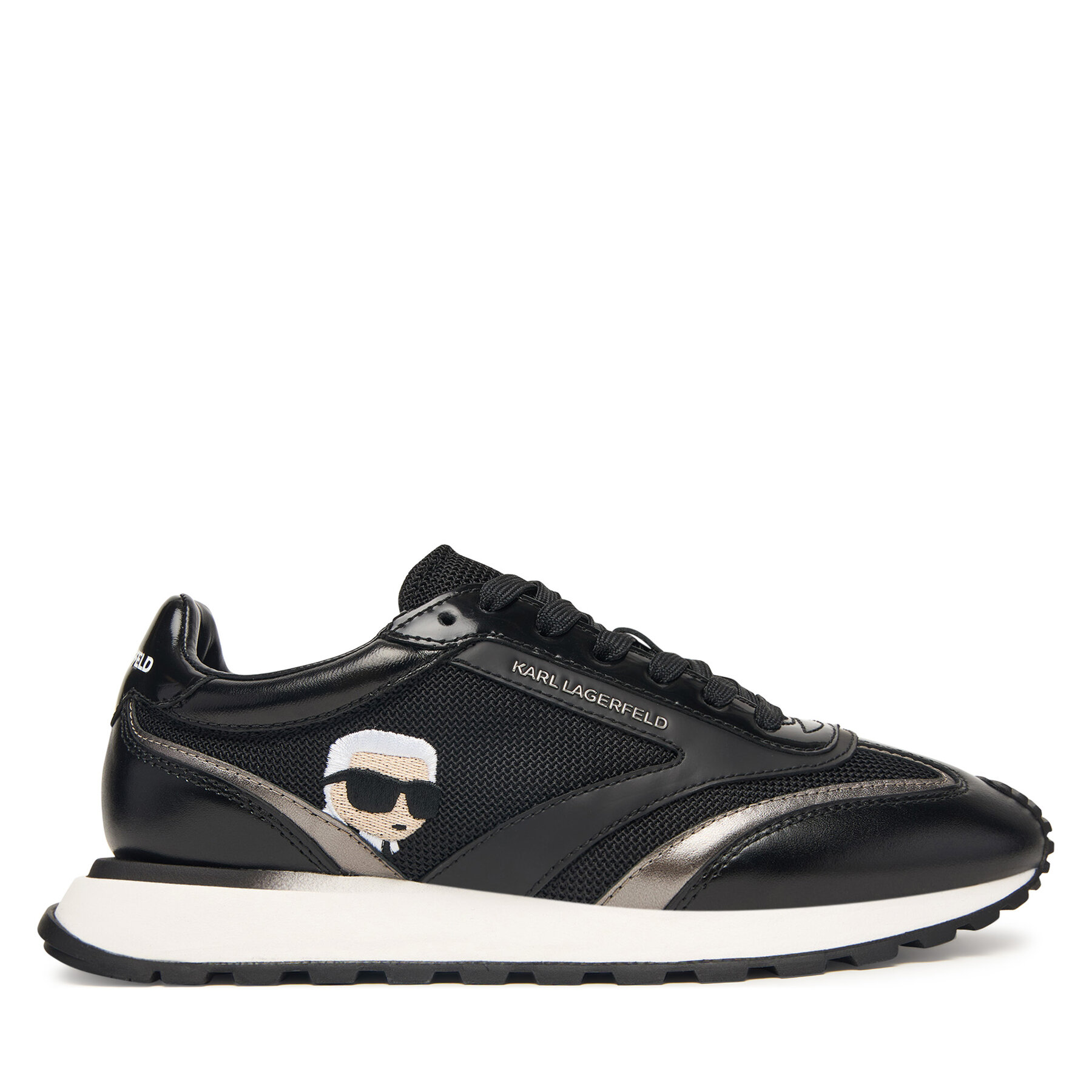 Sneakersy KARL LAGERFELD Kairo KL61131N Čierna