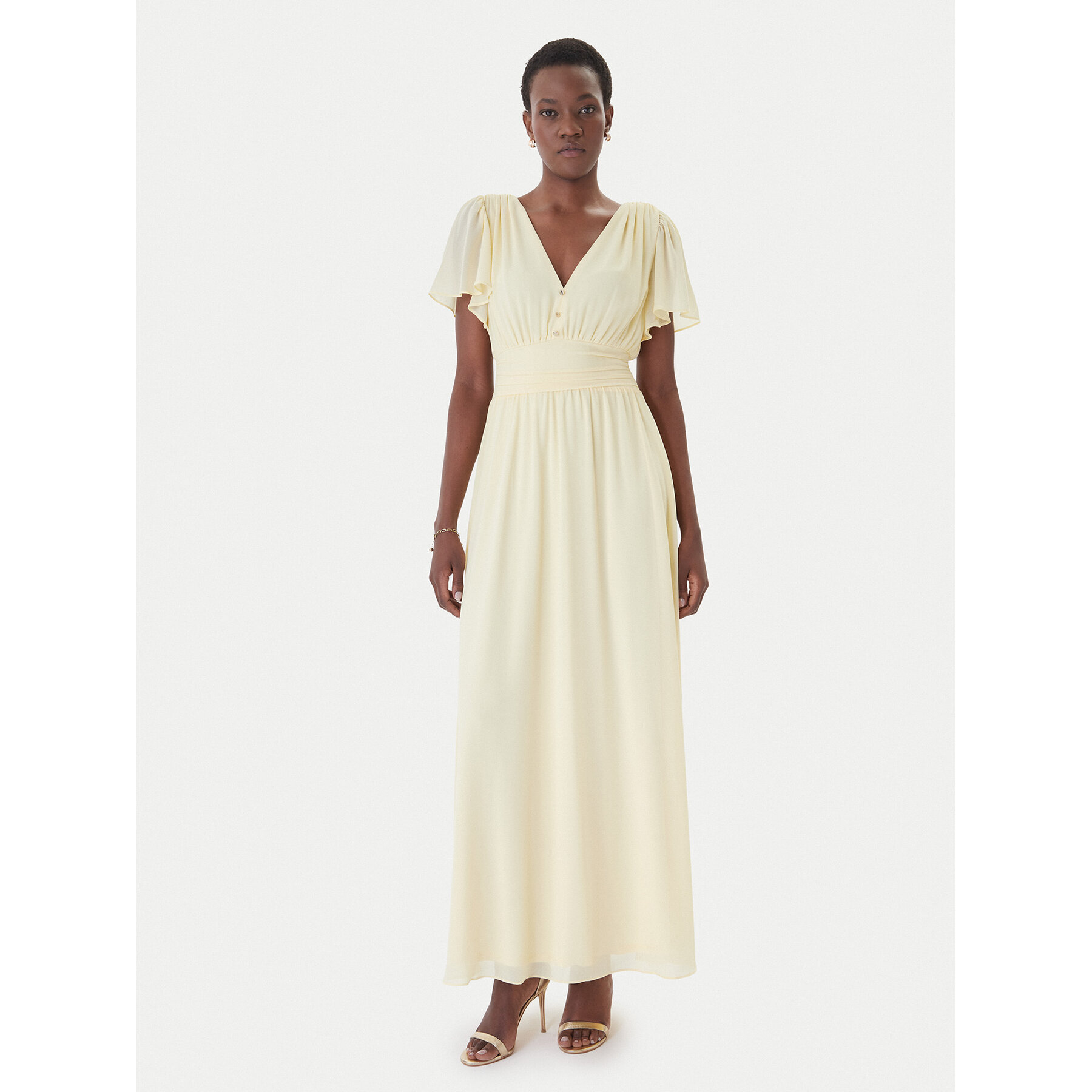 Morgan Abendkleid 261-RLUCY Gelb Regular Fit