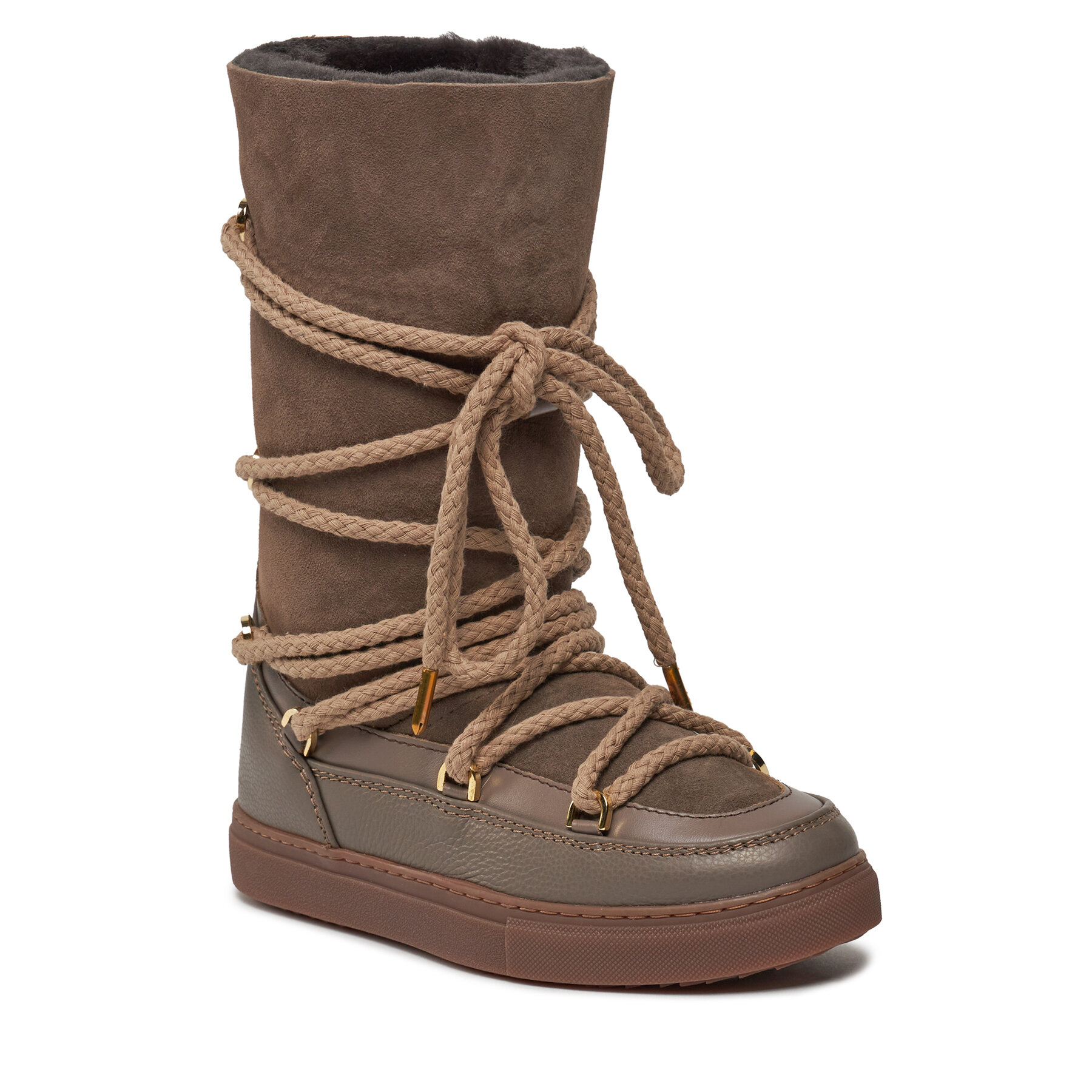 Μπότες Χιονιού Inuikii Classic High Laced 75107-096 Καφέ