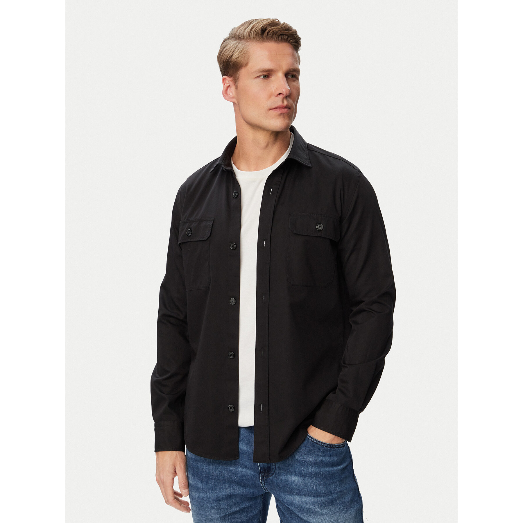BOSS Hemd H-Rob-Sp-2P-263 50567050 Schwarz Regular Fit