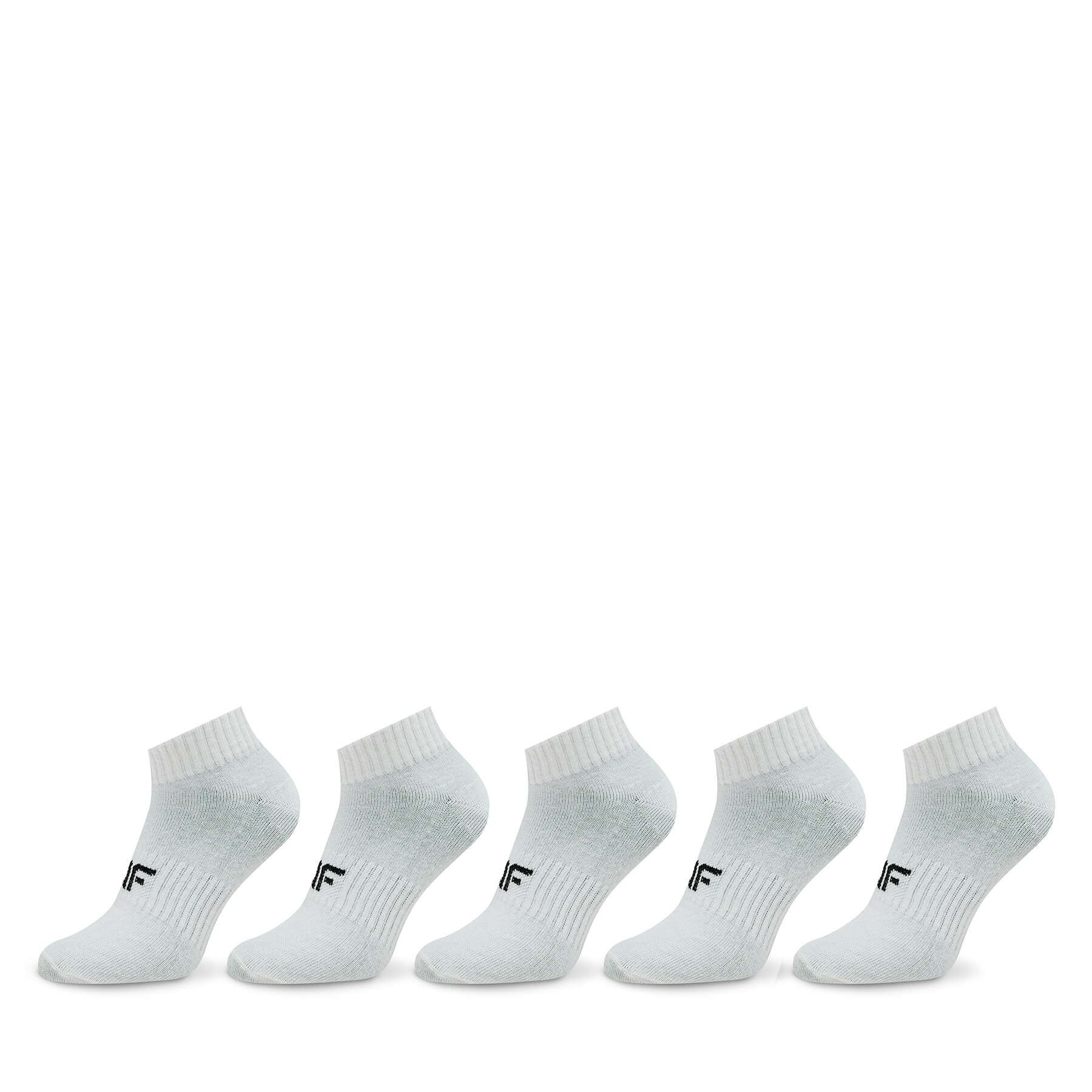 Set di 5 paia di calzini corti da bambini 4F 4FJWAW23USOCM235 Bianco, Taglia 32_35, taglia : 32_35