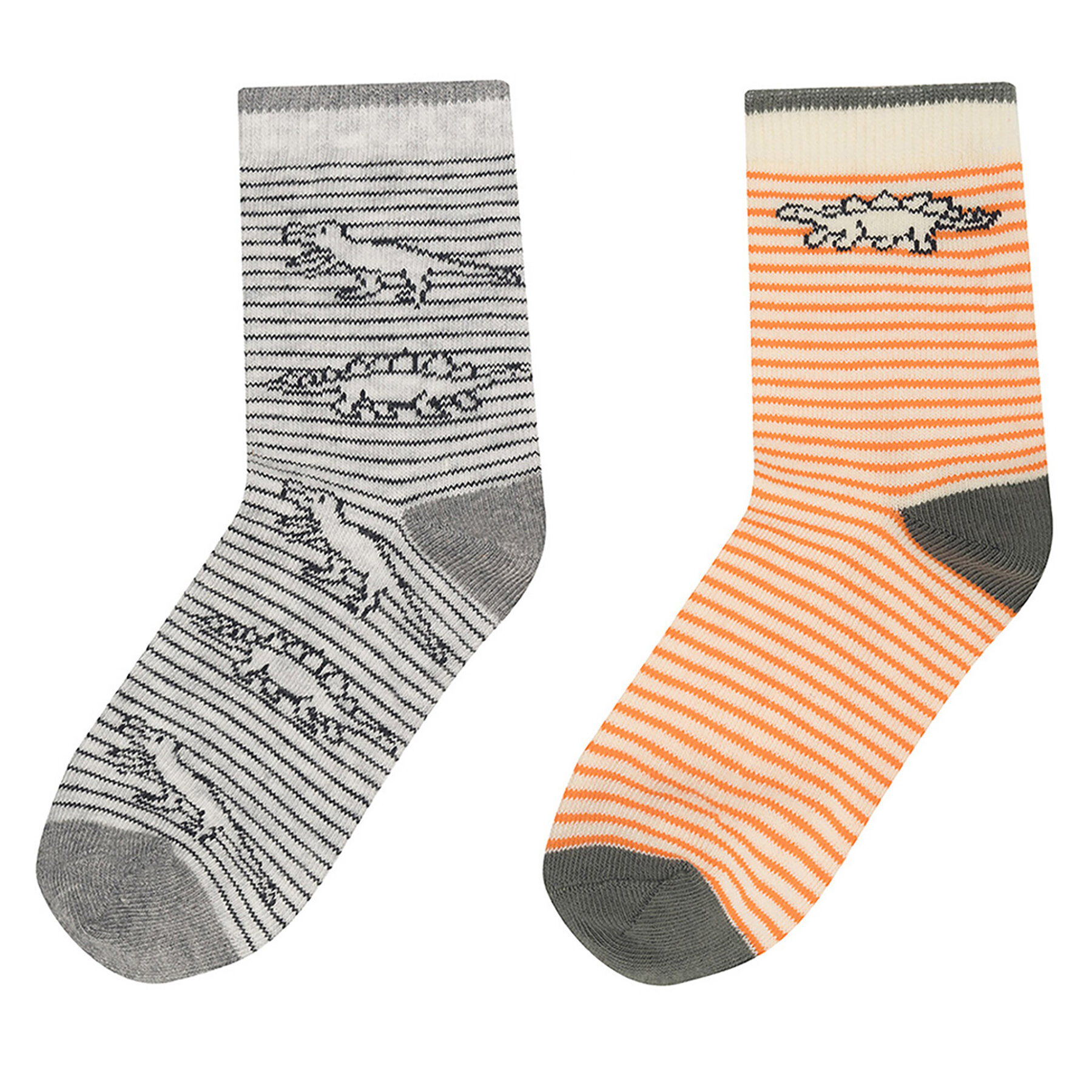 Zestaw 2 par wysokich skarpet dziecięcych Action Boy, Rozmiar 31-33 Pomarańczowy 8KB-002-AW23 (2-pack)