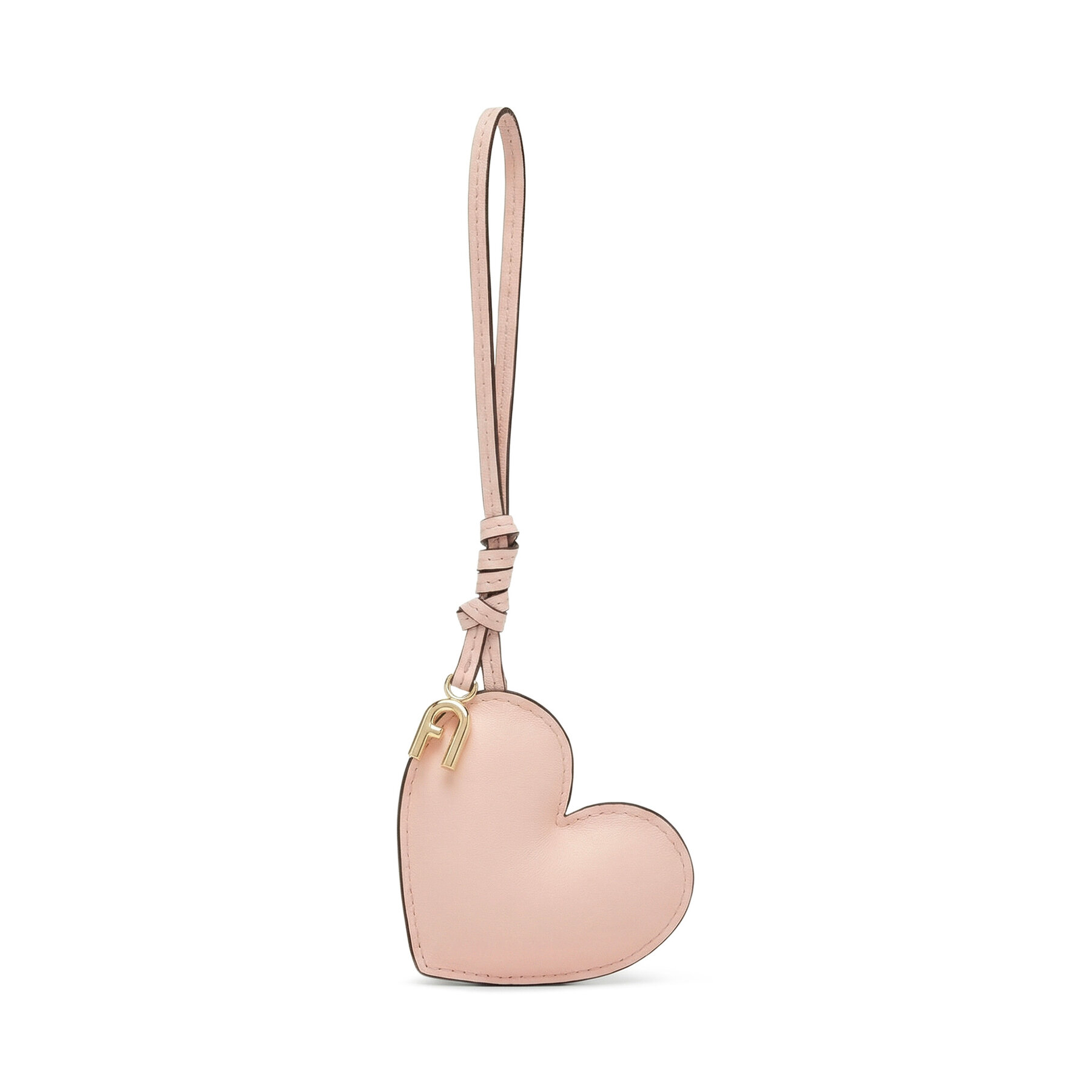 Privjesak Furla Padded Heart WK00553 BX2269 CN 4355S Ružičasta