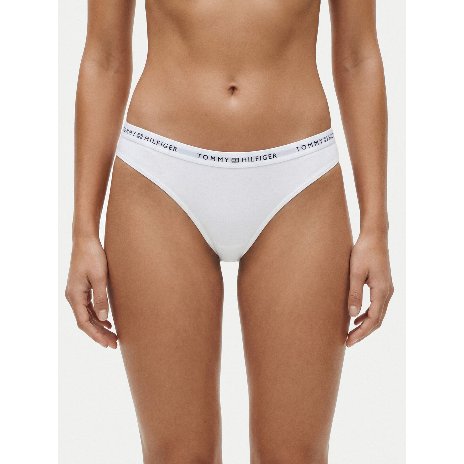 Tommy Hilfiger Klassischer Damenslip UW0UW05876 Weiß