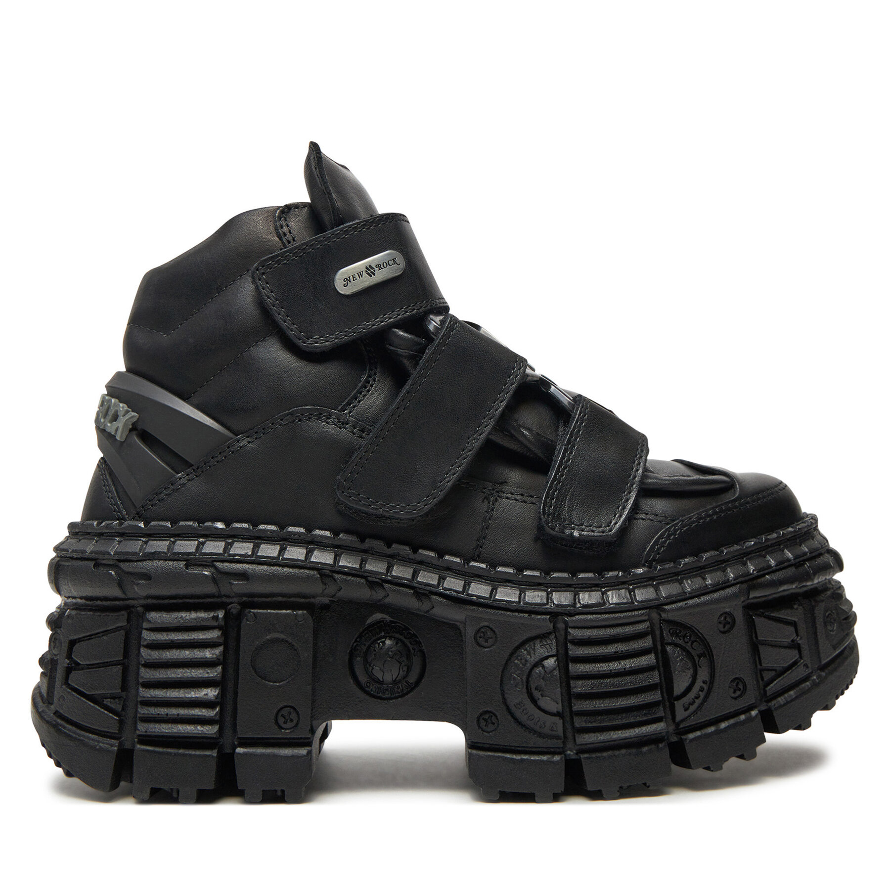 NEW ROCK Dámske Sneakersy, Rozmer: 42, Čierna, M-WALL285-S2