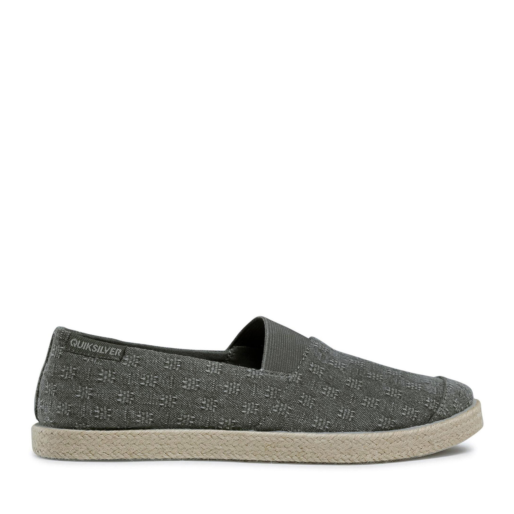 Quiksilver Hombre Alpargatas, Talla : 45, Gris, AQYS700053